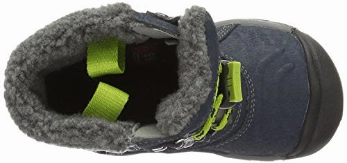 Keen Unisex-Kinder Basin WP Trekking-& Wanderstiefel. Blau (Midnight Navy/Macaw). 32/33 EU