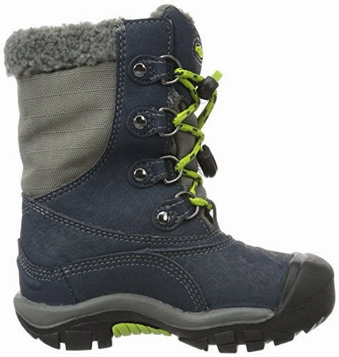 Keen Unisex-Kinder Basin WP Trekking-& Wanderstiefel. Blau (Midnight Navy/Macaw). 32/33 EU