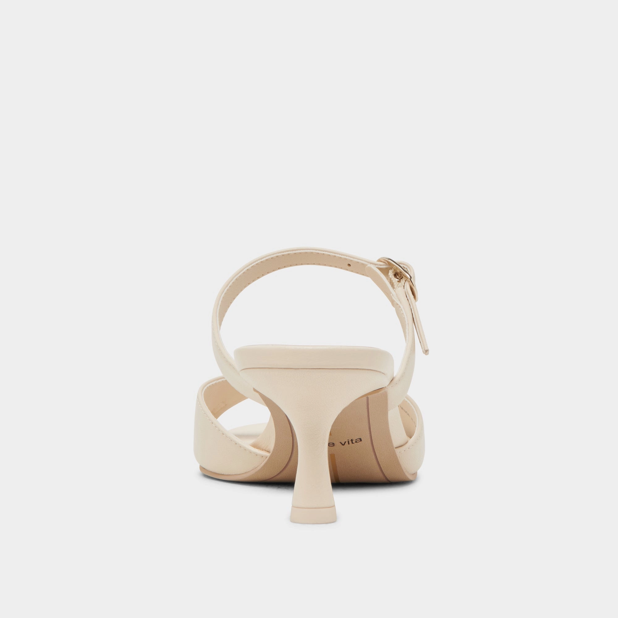 LORALI HEELS CREME LEATHER