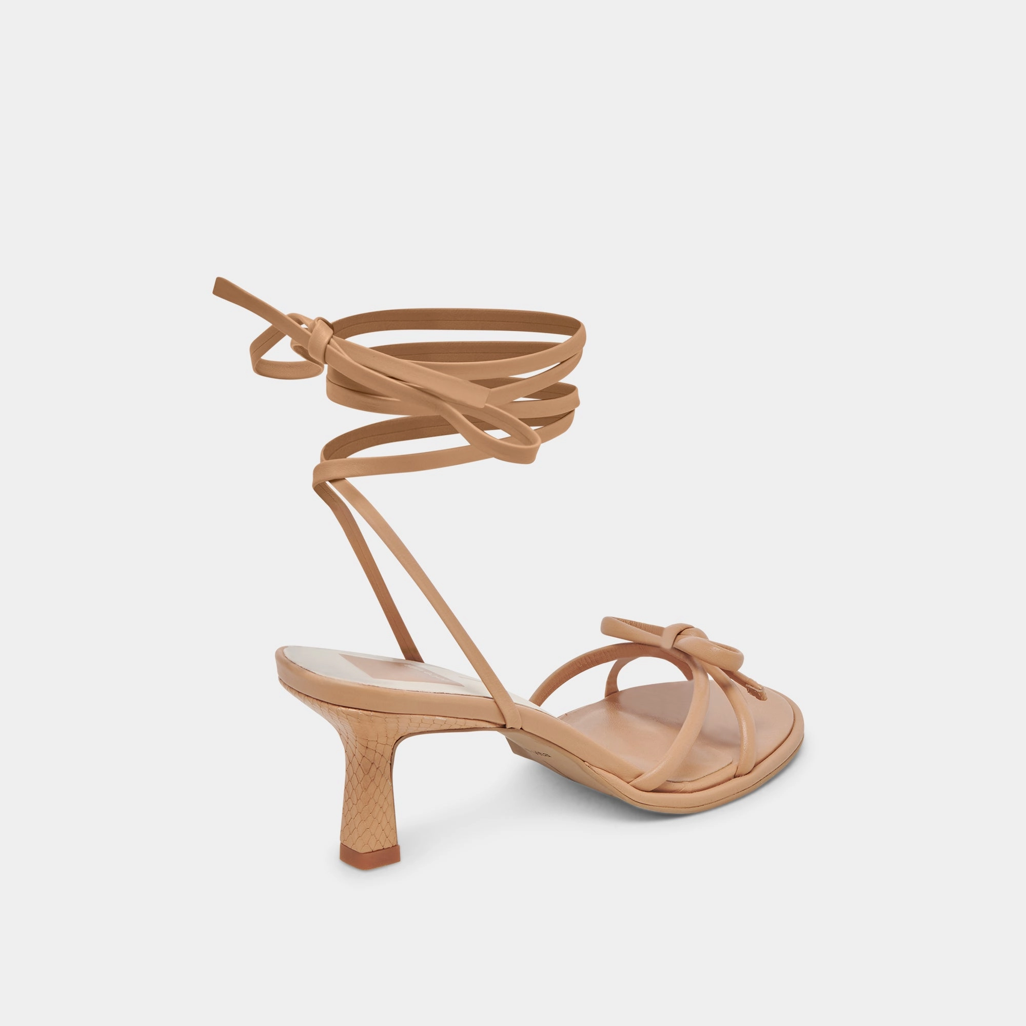 MAISON HEELS LIGHT TAN LEATHER