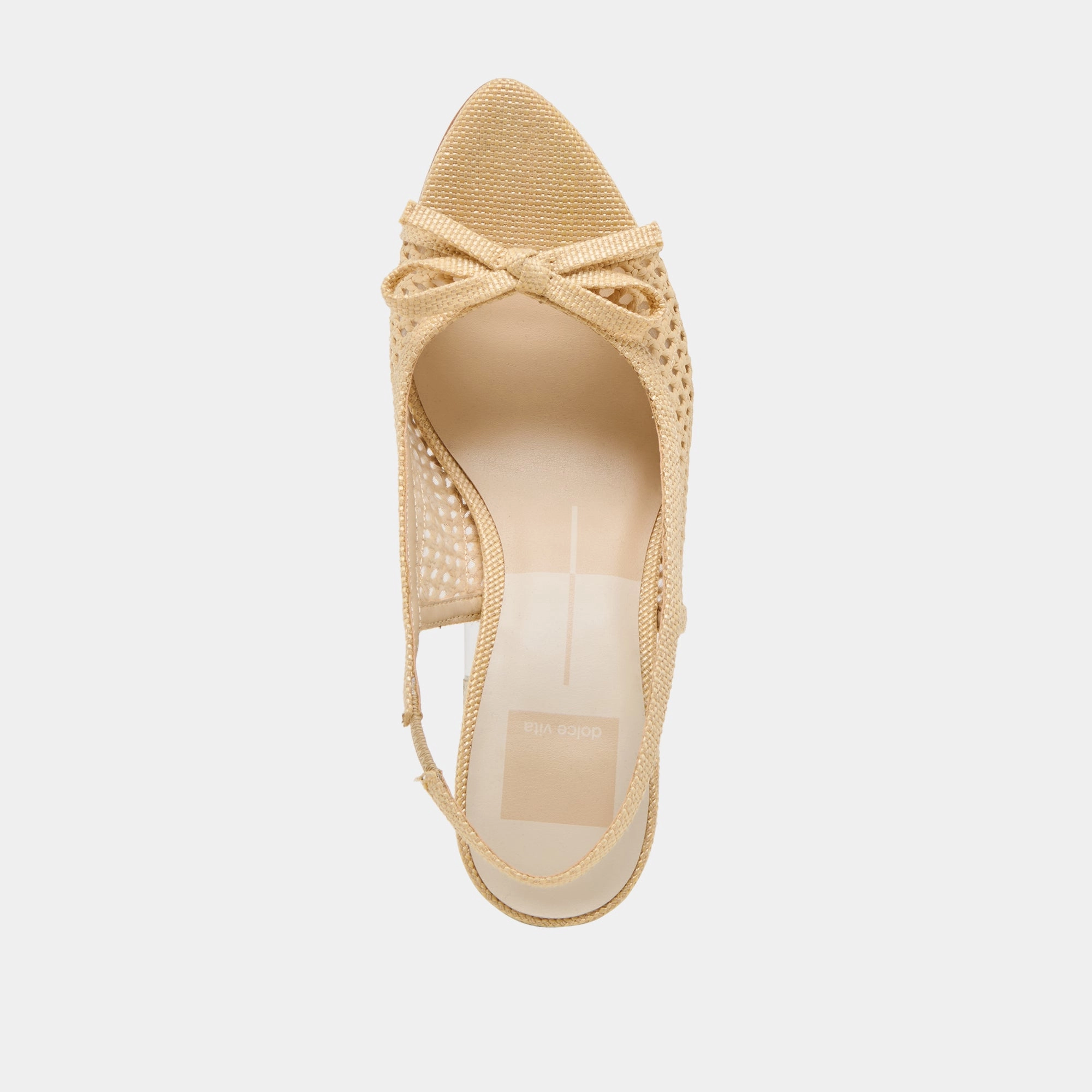 MORELA HEELS NATURAL RAFFIA