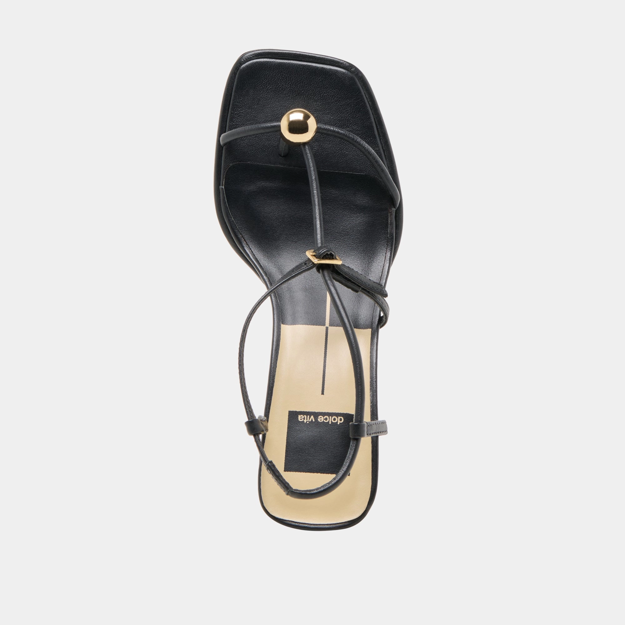 MYLEE HEELS BLACK LEATHER