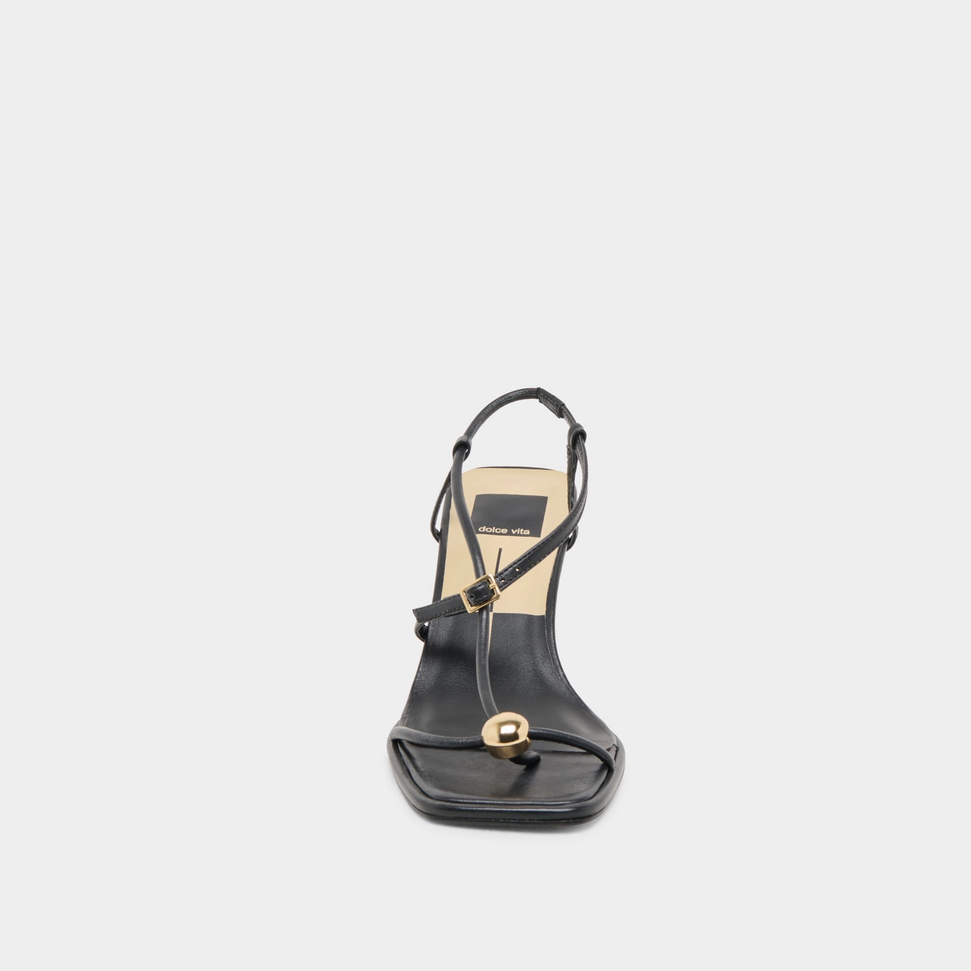 MYLEE HEELS BLACK LEATHER