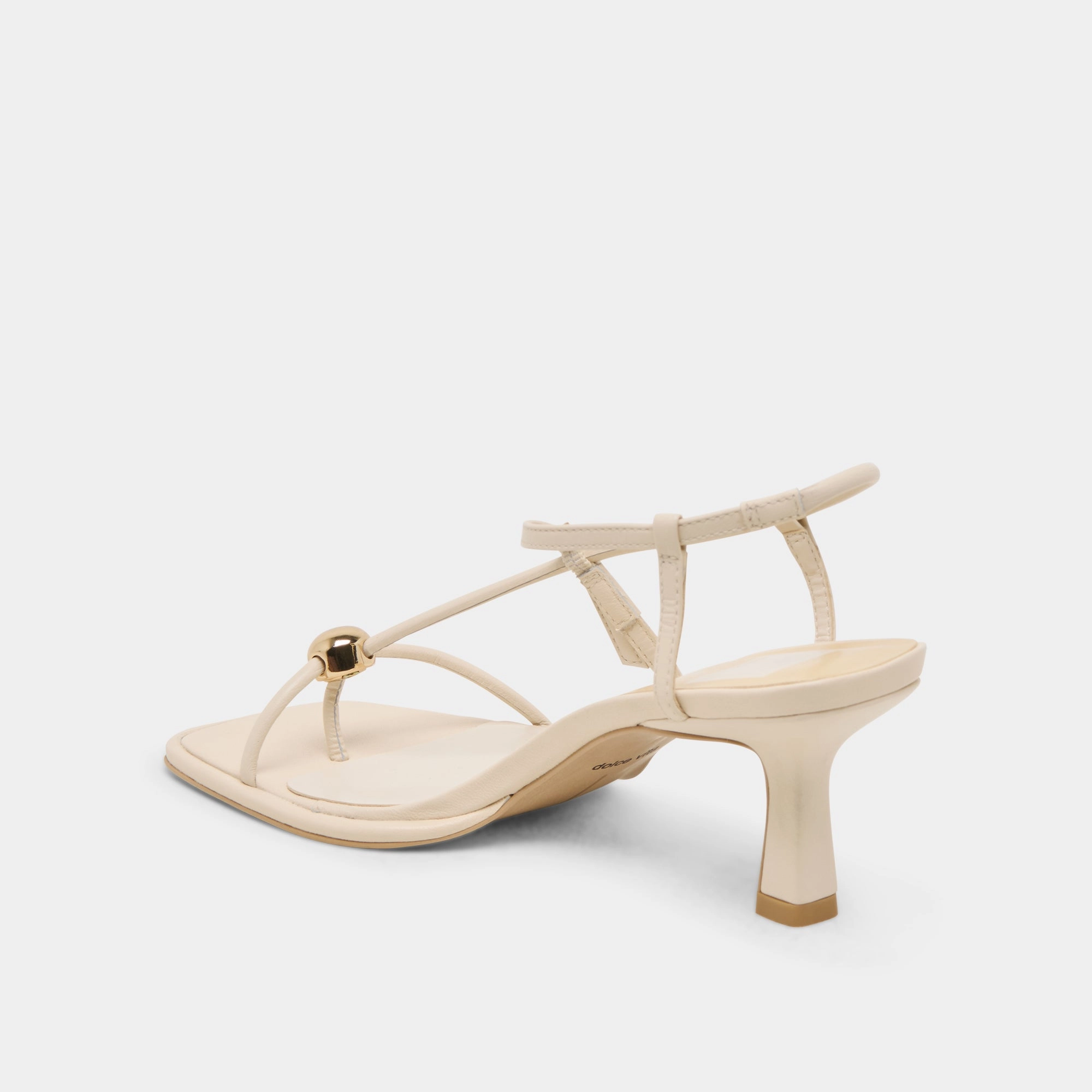 MYLEE HEELS CREME LEATHER