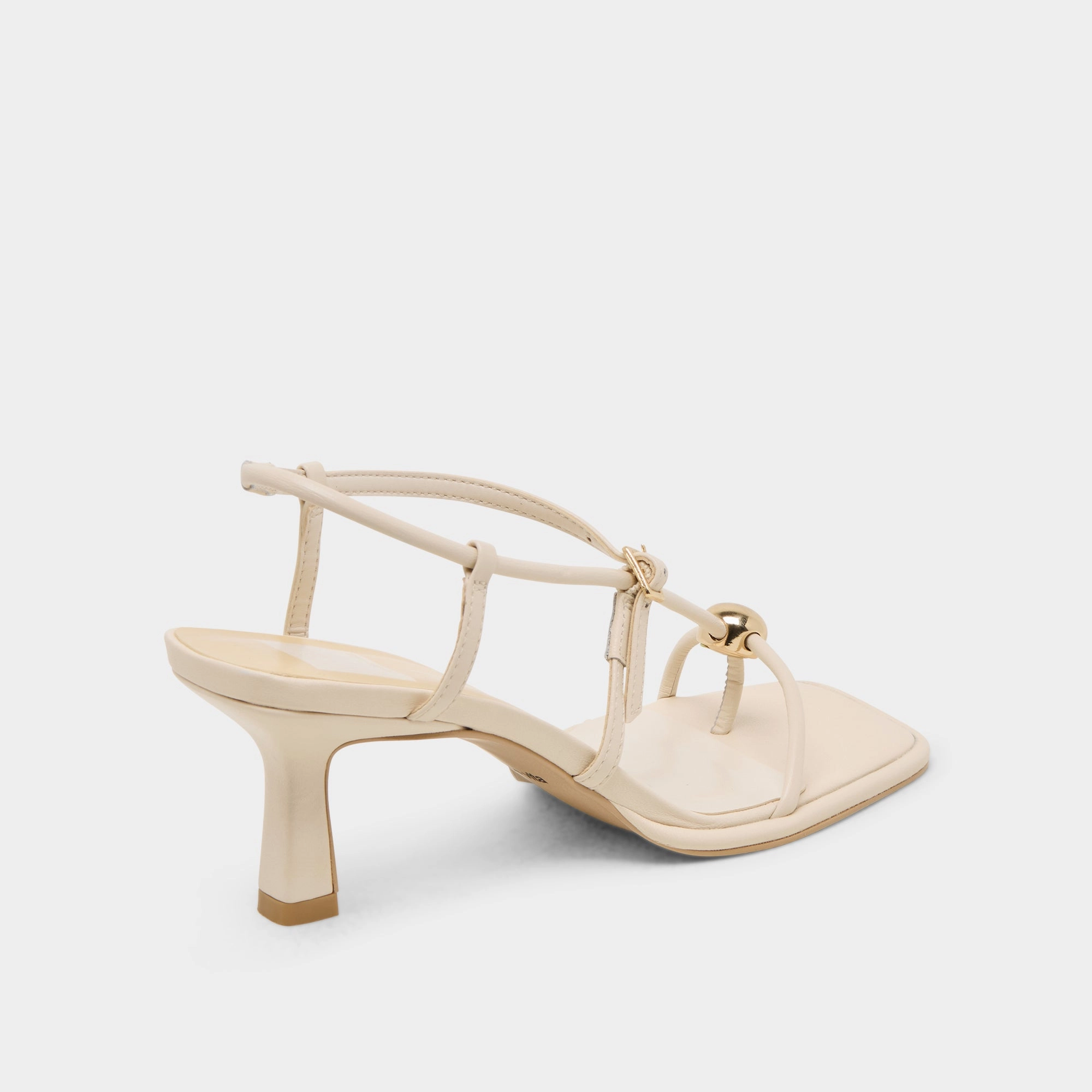 MYLEE HEELS CREME LEATHER