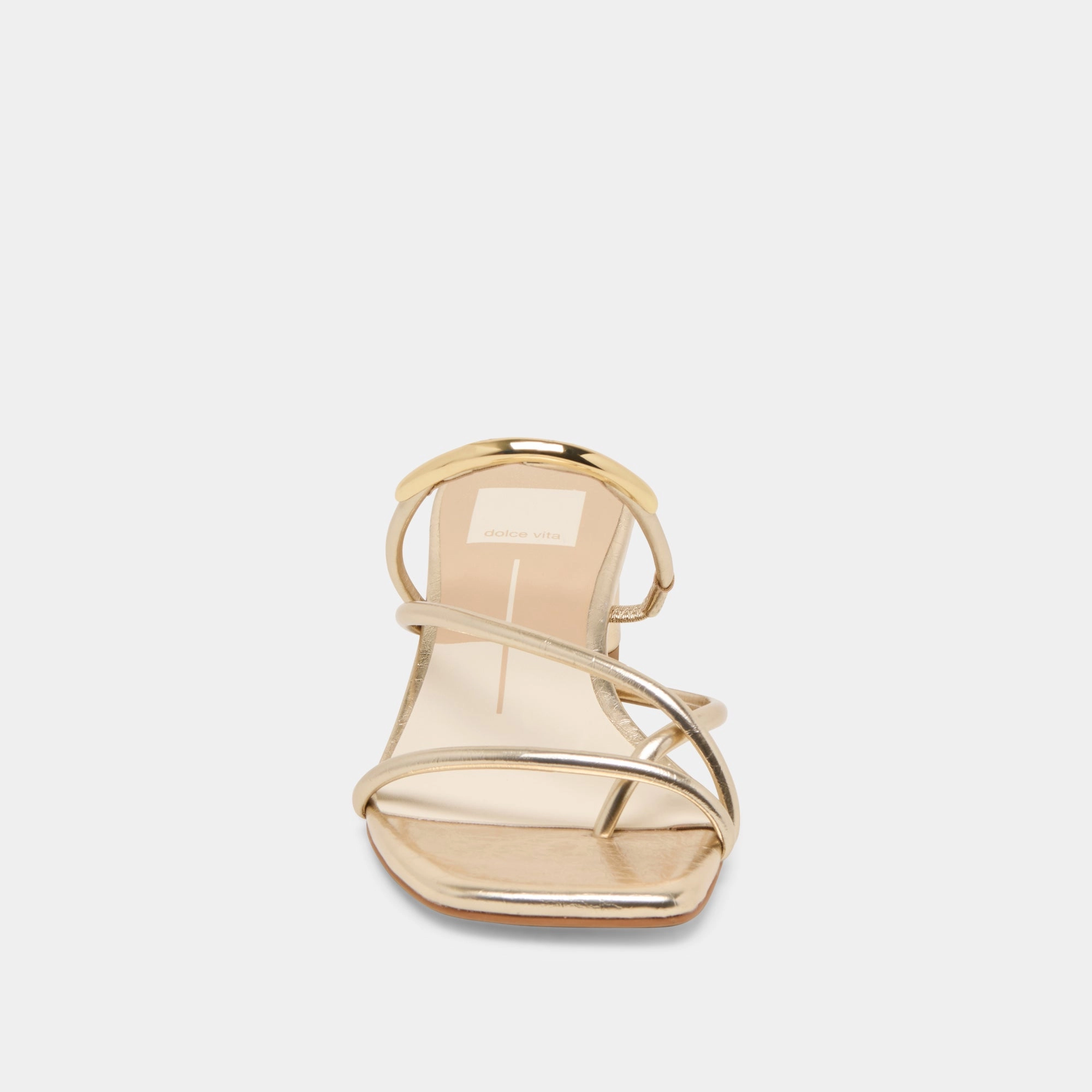 NAIRA HEELS GOLD METALLIC STELLA