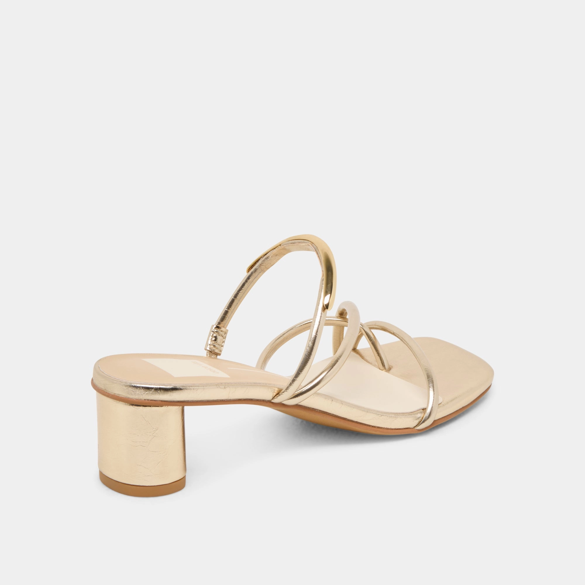 NAIRA HEELS GOLD METALLIC STELLA