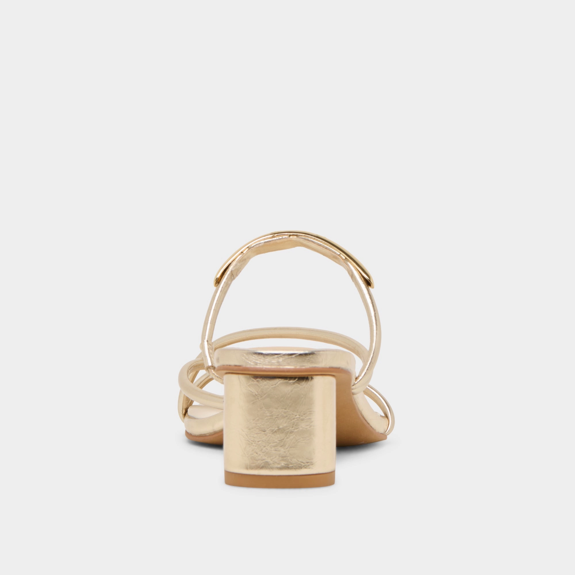 NAIRA HEELS GOLD METALLIC STELLA