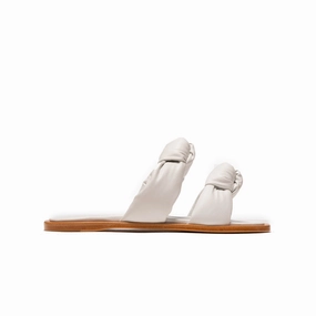 Nava White Leather