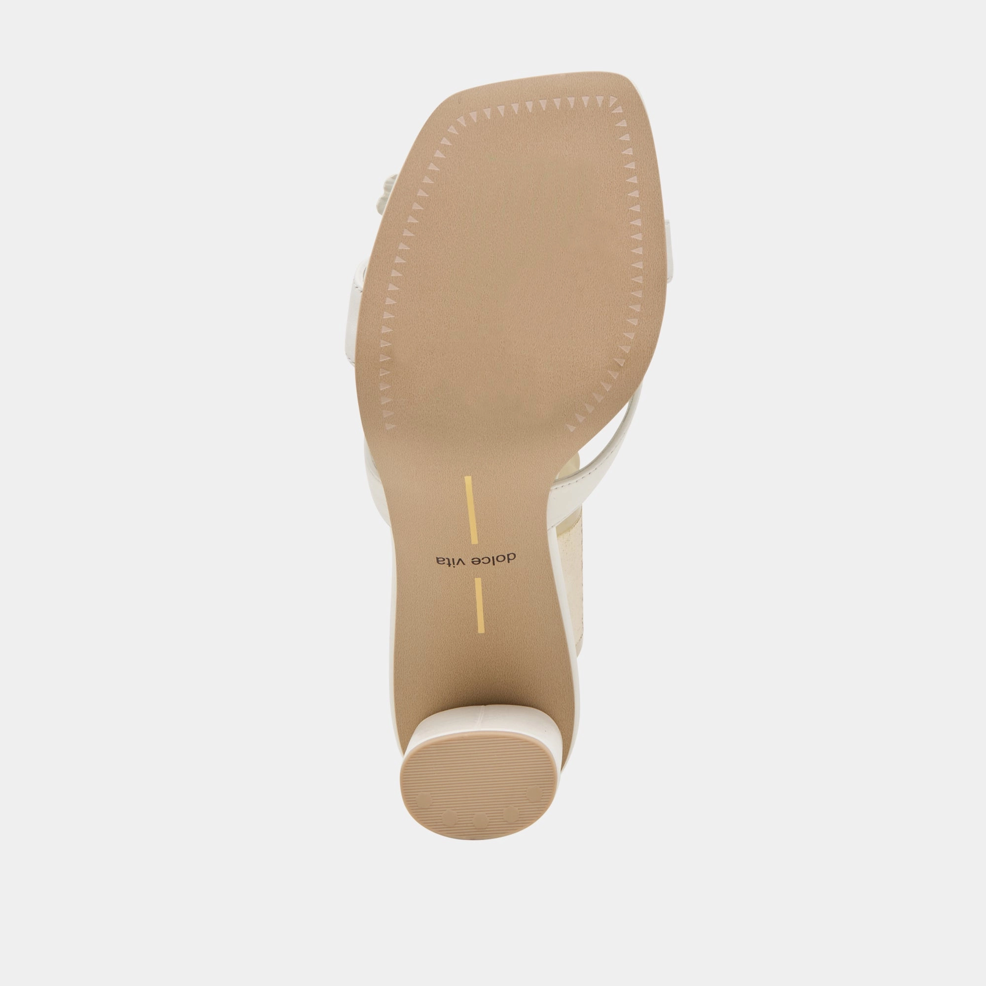 NIKIL HEELS WHITE LEATHER