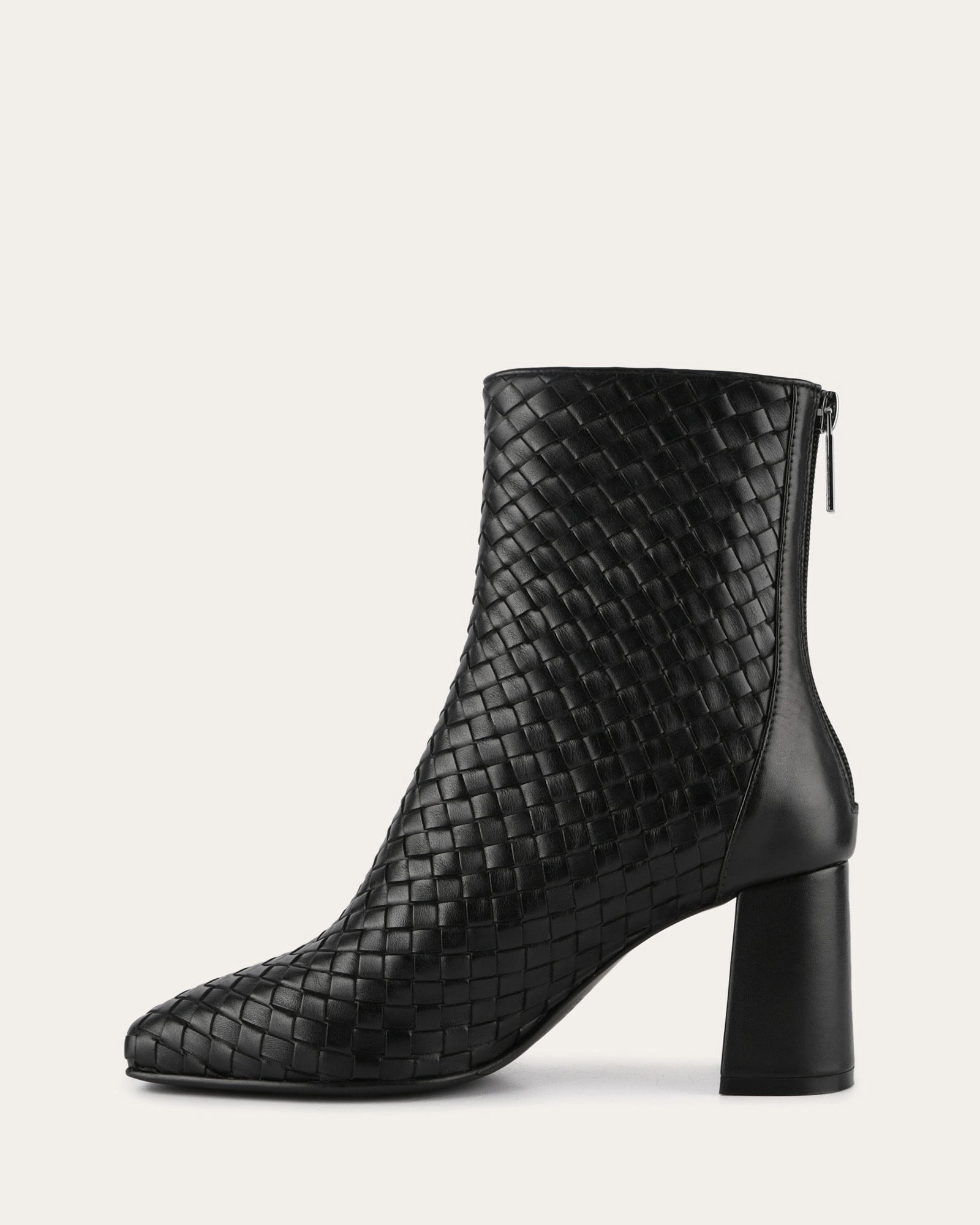 NOLA MID ANKLE BOOTS BLACK LEATHER