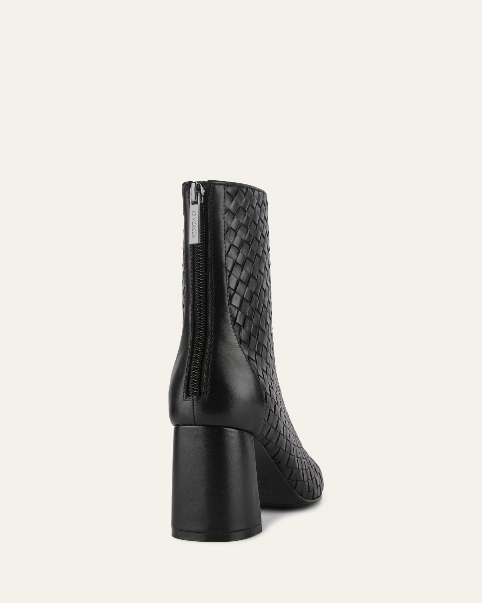 NOLA MID ANKLE BOOTS BLACK LEATHER