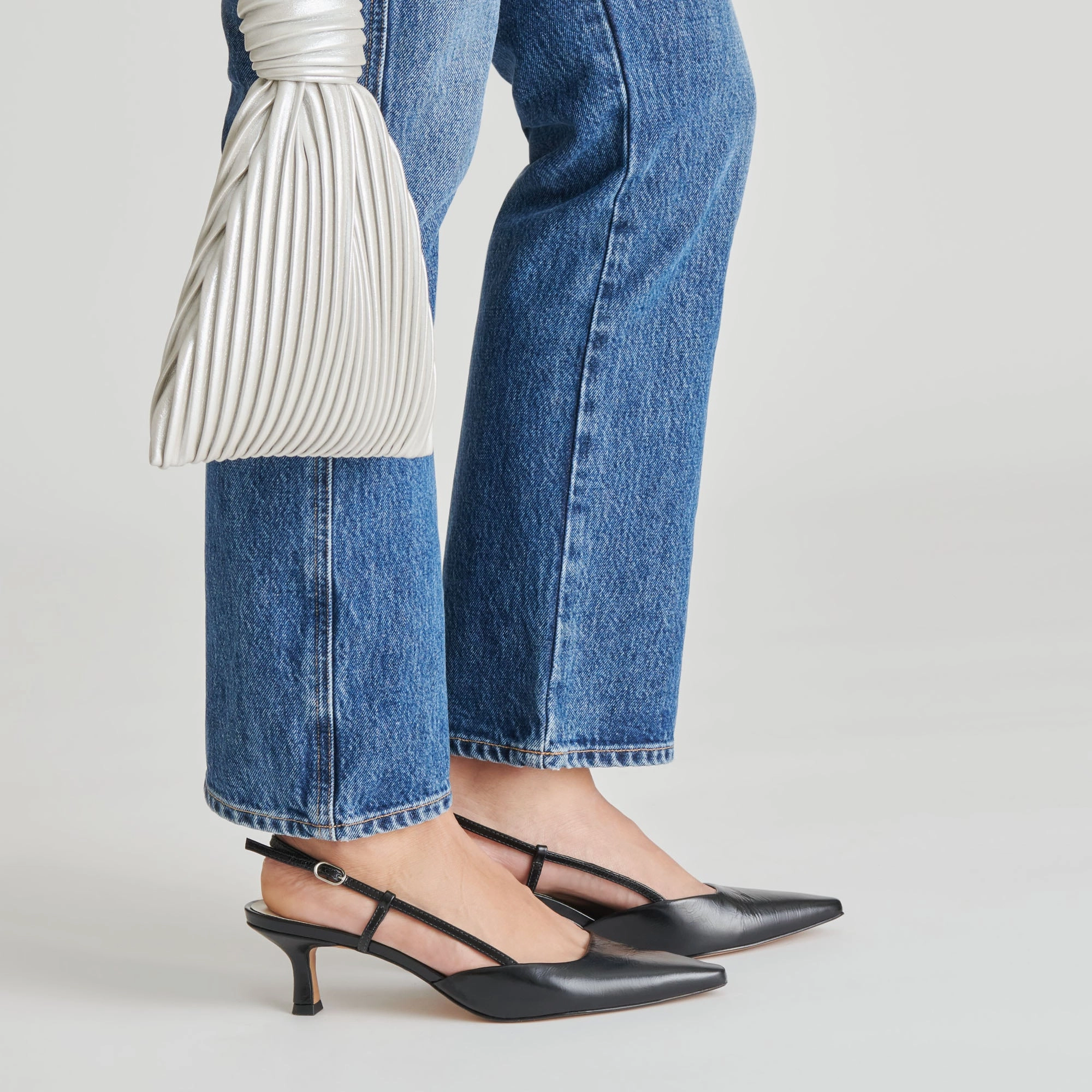 ODELA HEELS MIDNIGHT CRINKLE PATENT