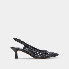 OLYMPA HEELS BLACK STELLA - re:vita