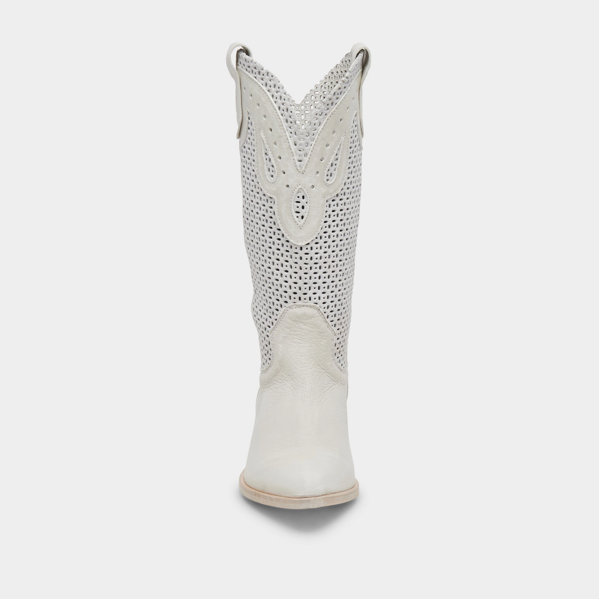 RANCH BOOTS IVORY LEATHER