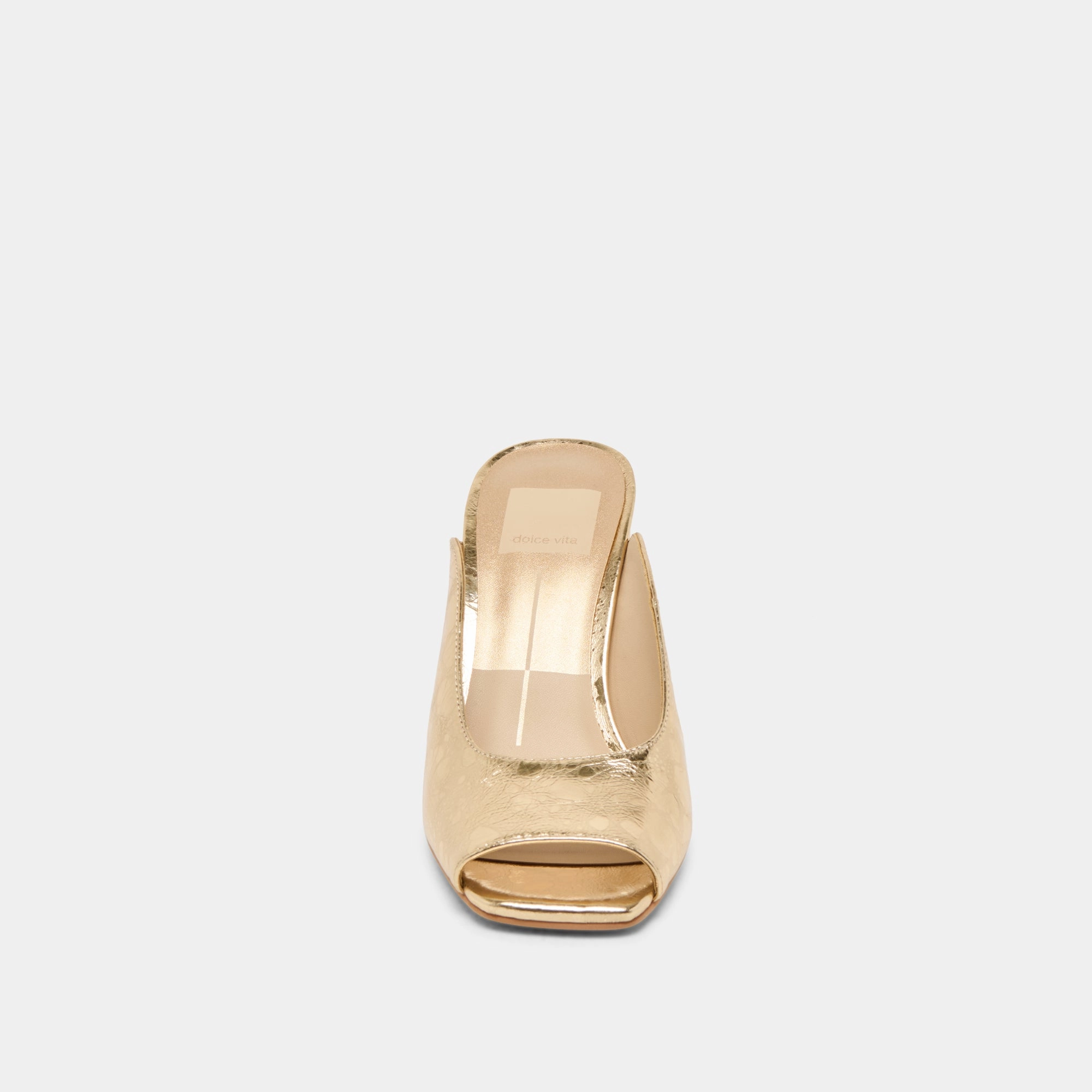 SABELA HEELS GOLD DISTRESSED LEATHER