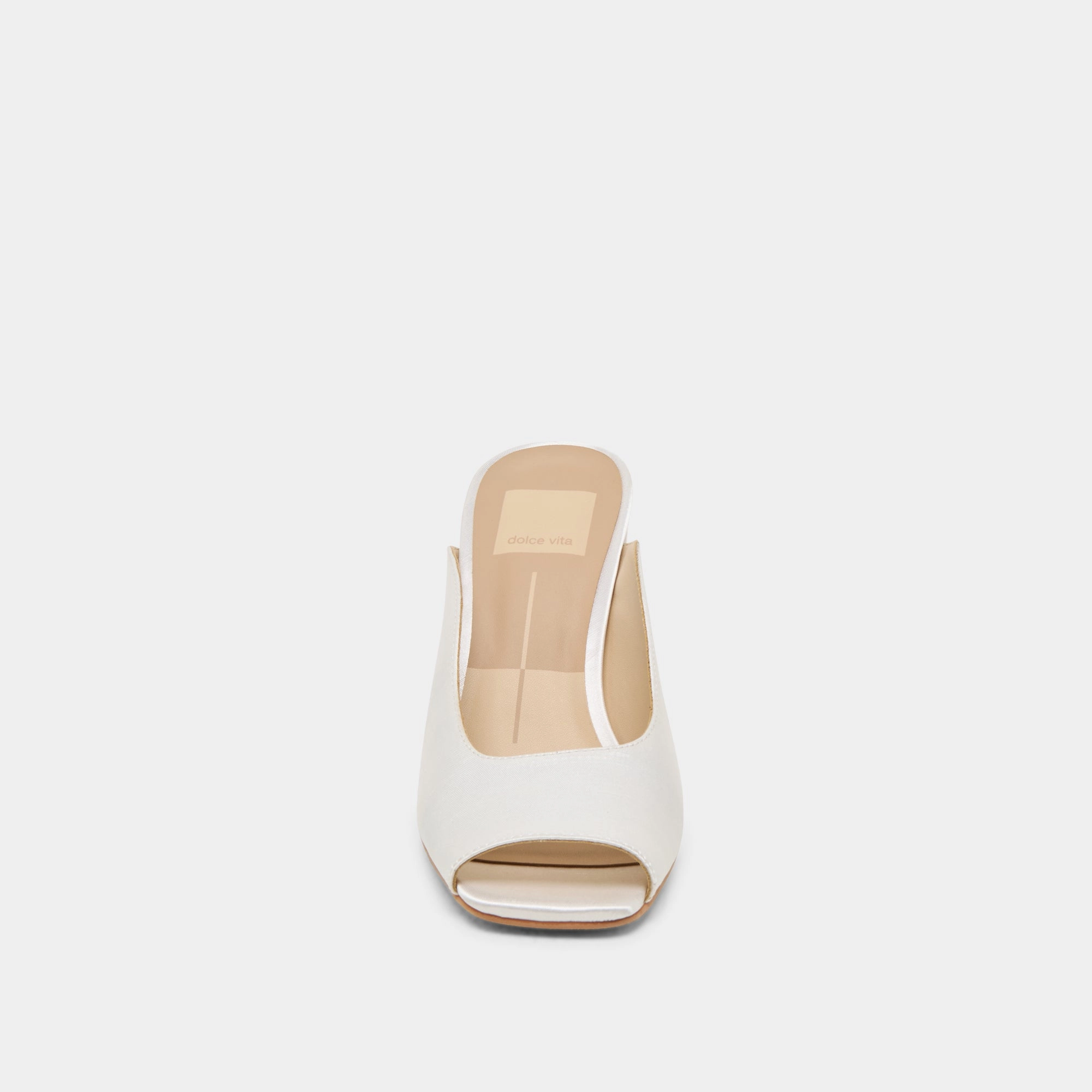 SABELA HEELS OFF WHITE SATIN