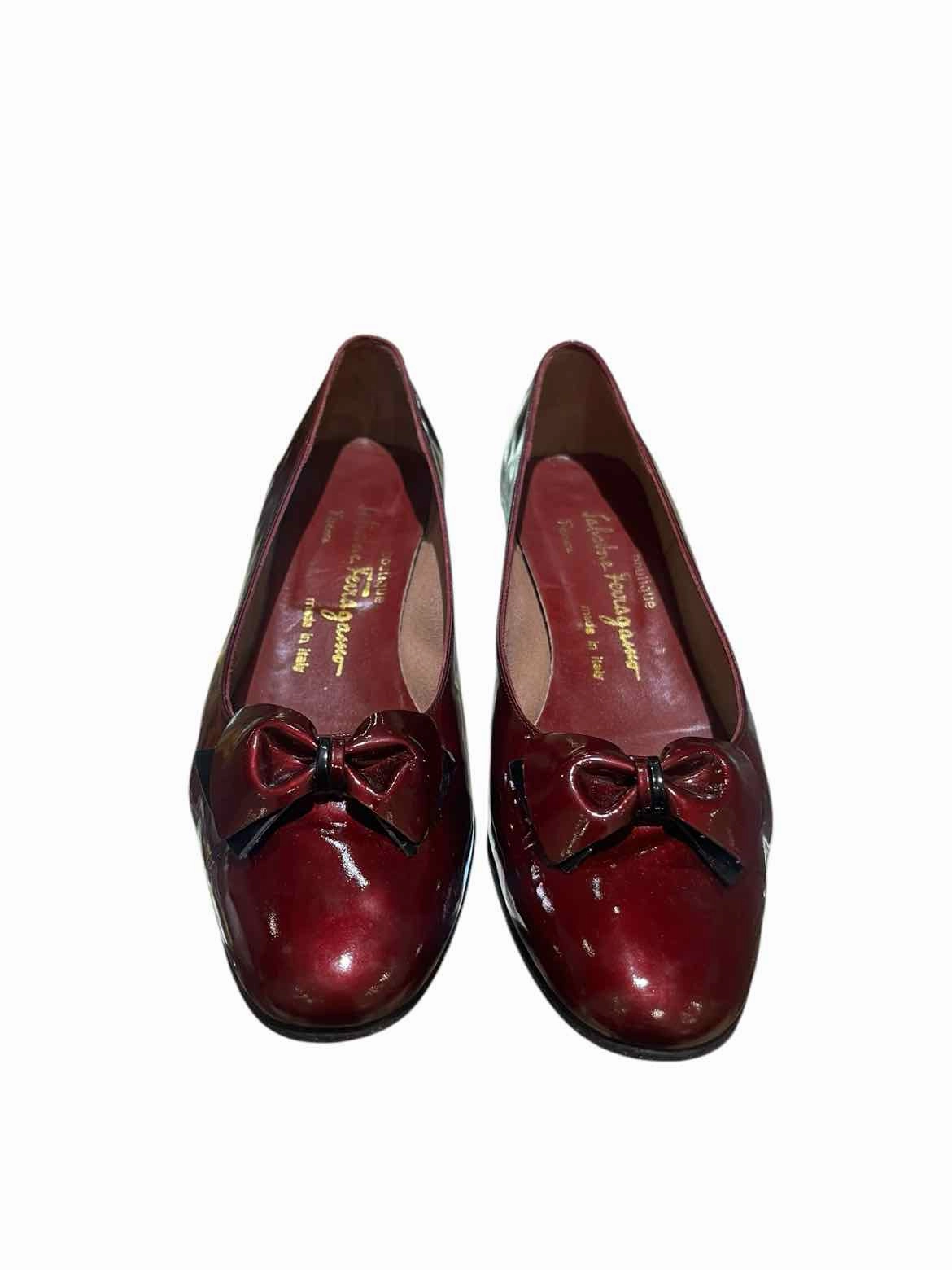 Salvatore Ferragamo Dark Red Size 8.5 Shoes