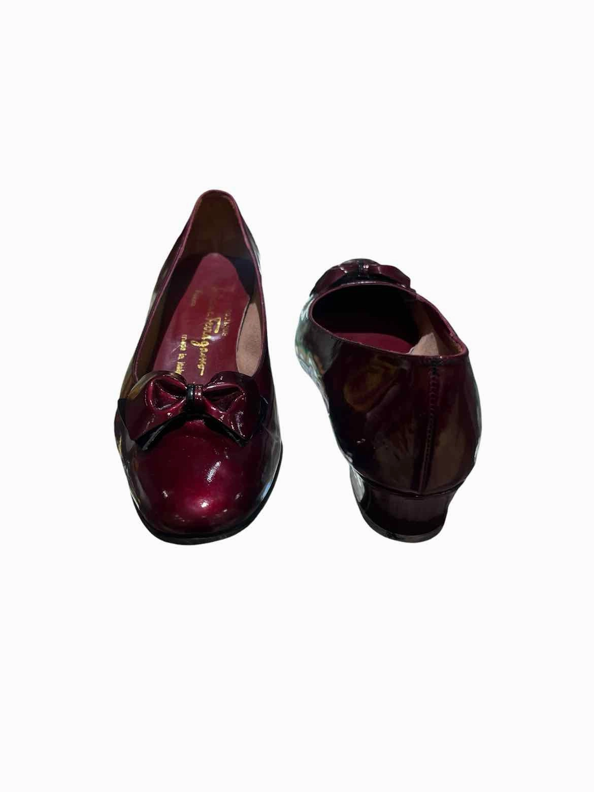 Salvatore Ferragamo Dark Red Size 8.5 Shoes