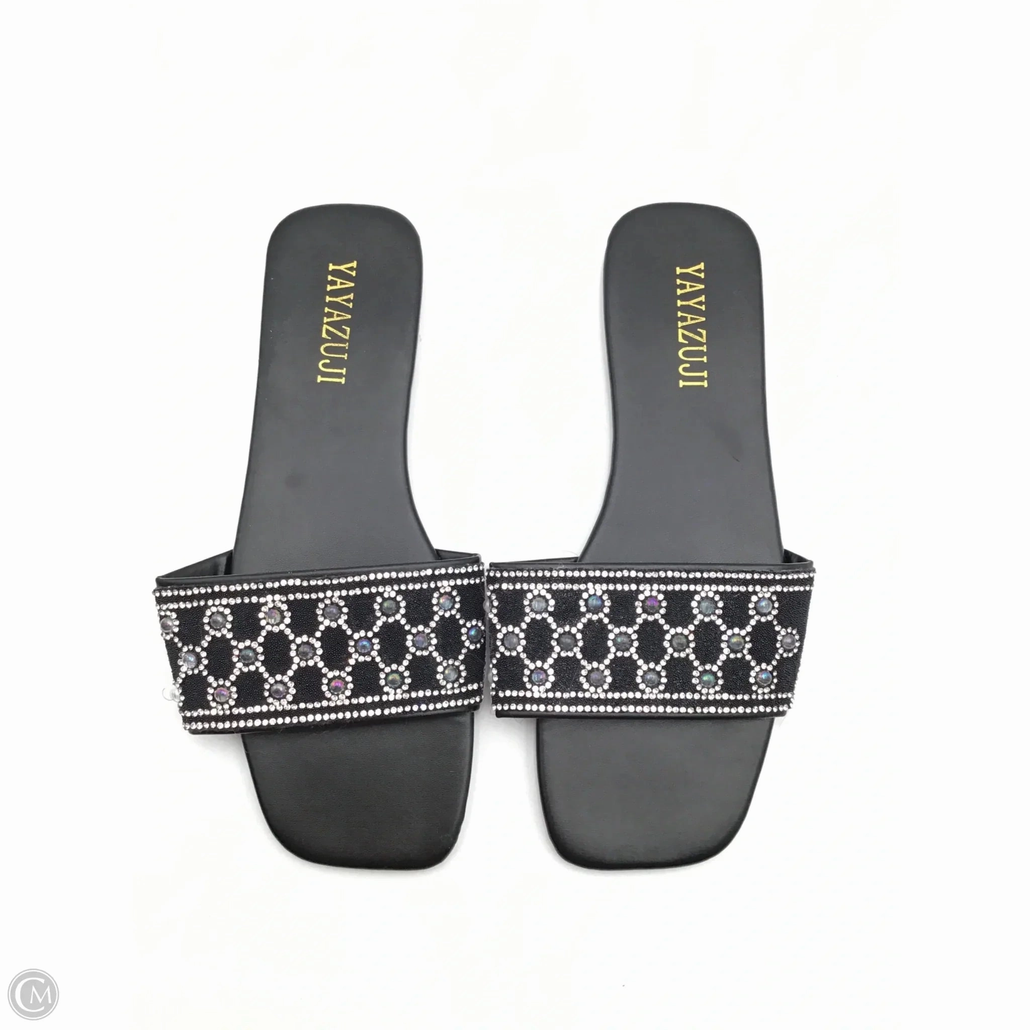 Sandals Flip Flops By Clothes Mentor In Black, Size: 9