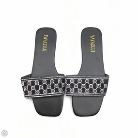 Sandals Flip Flops By Clothes Mentor In Black, Size: 9