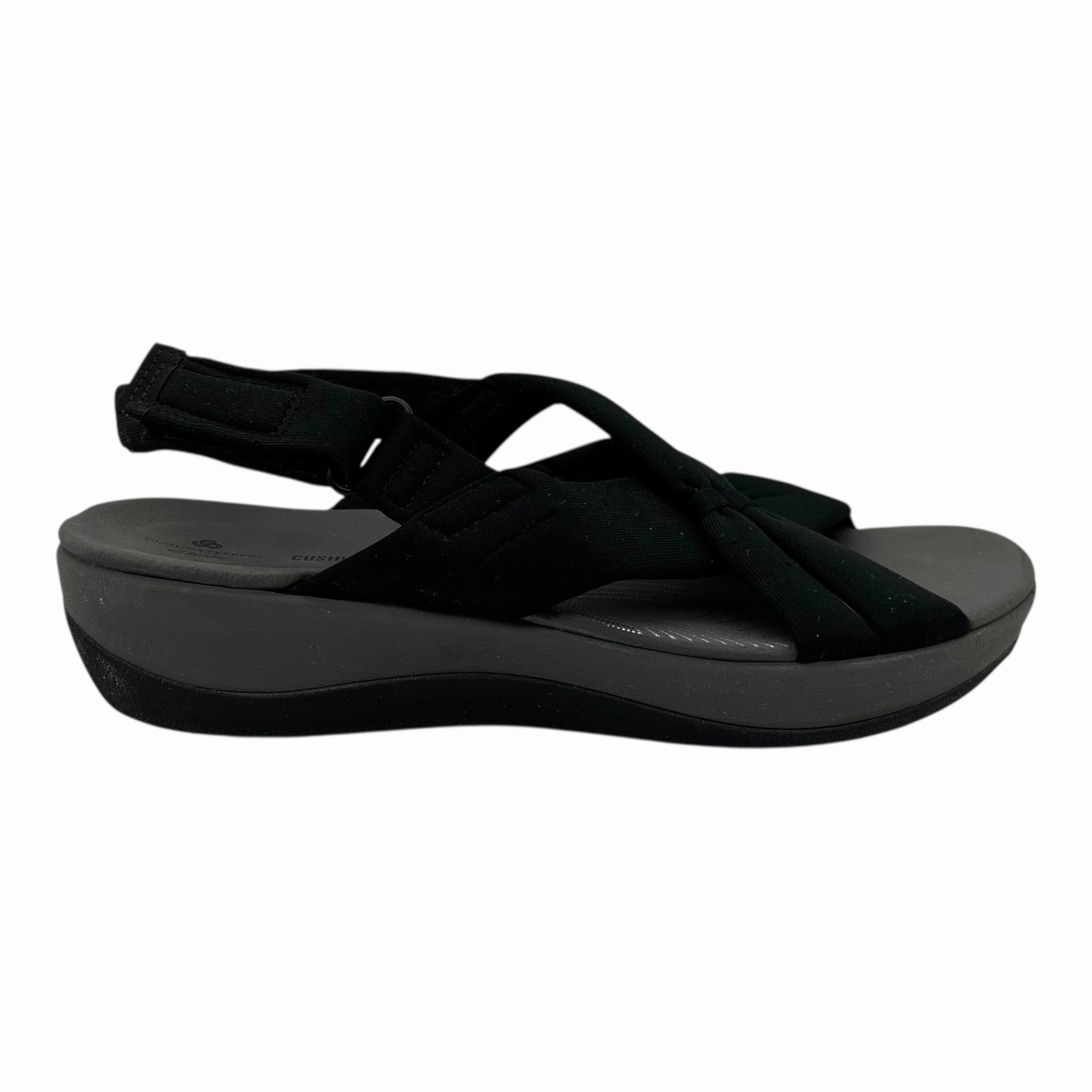 Sandals Heels Block By Clarks In Black, Size:8.5