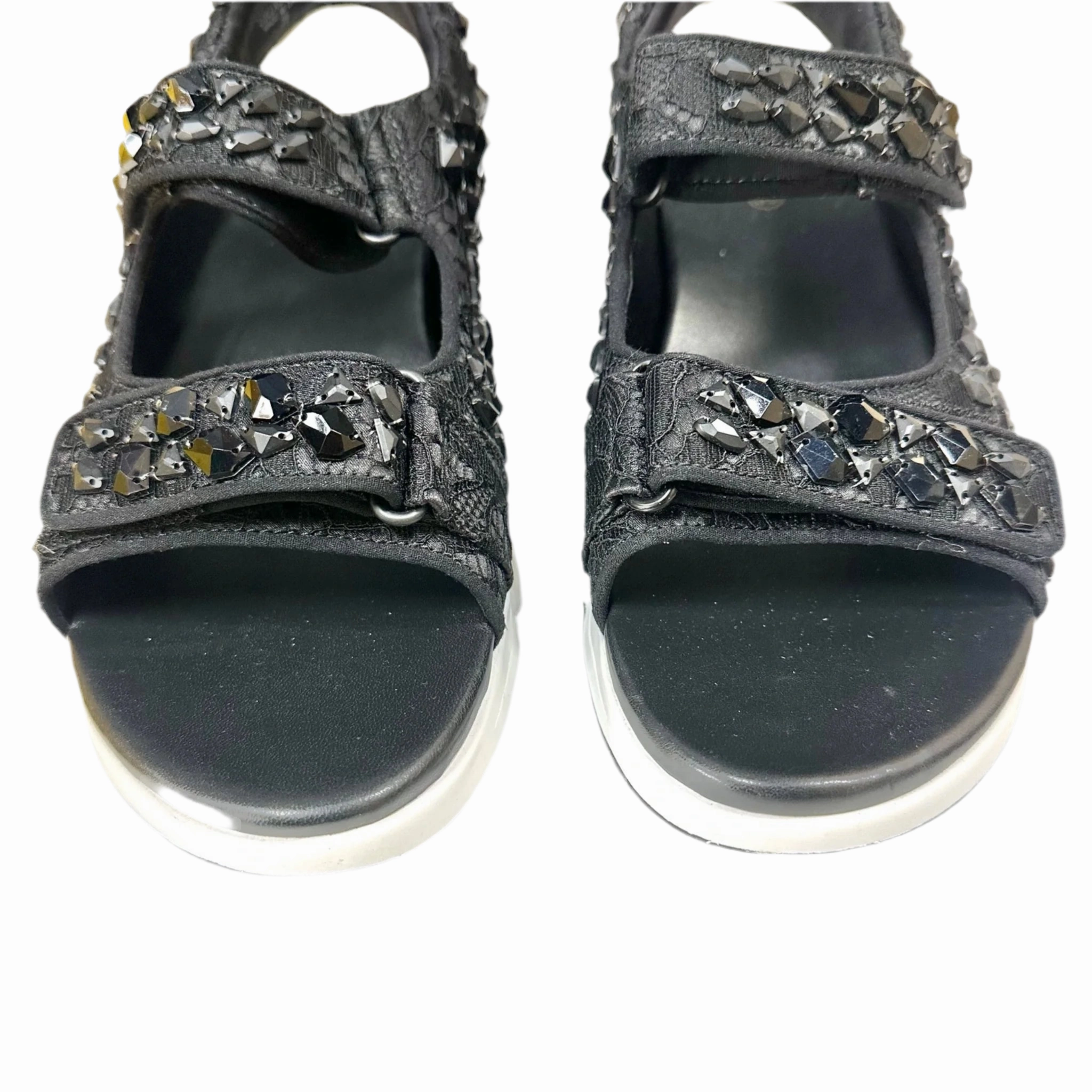 Sandals Heels Platform By Ash In Black, Size: 8.5