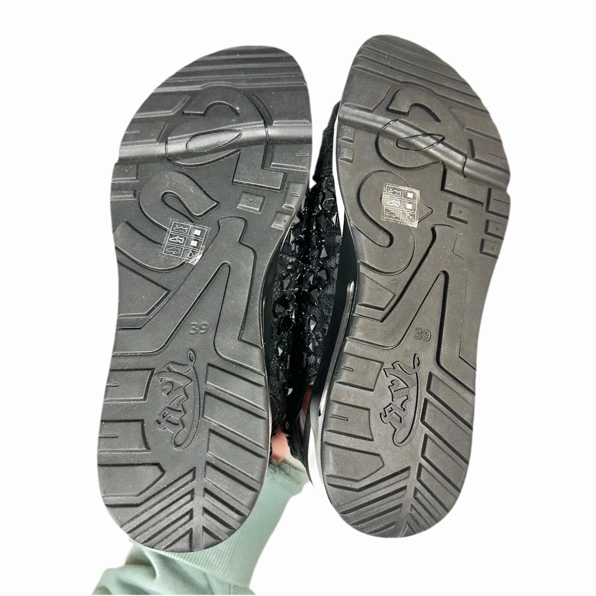 Sandals Heels Platform By Ash In Black, Size: 8.5
