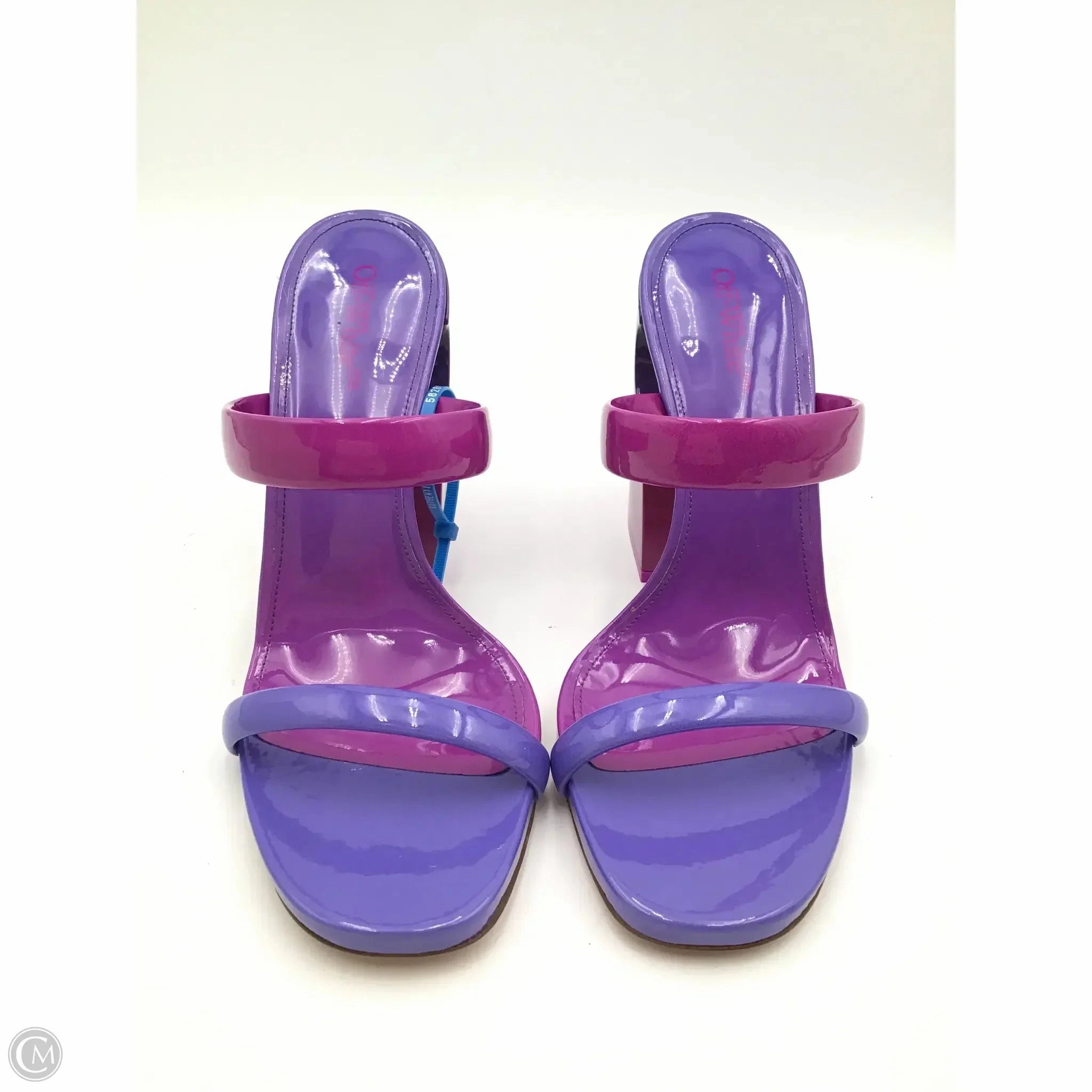Sandals Luxury Designer By Off-white In Purple, Size: 10