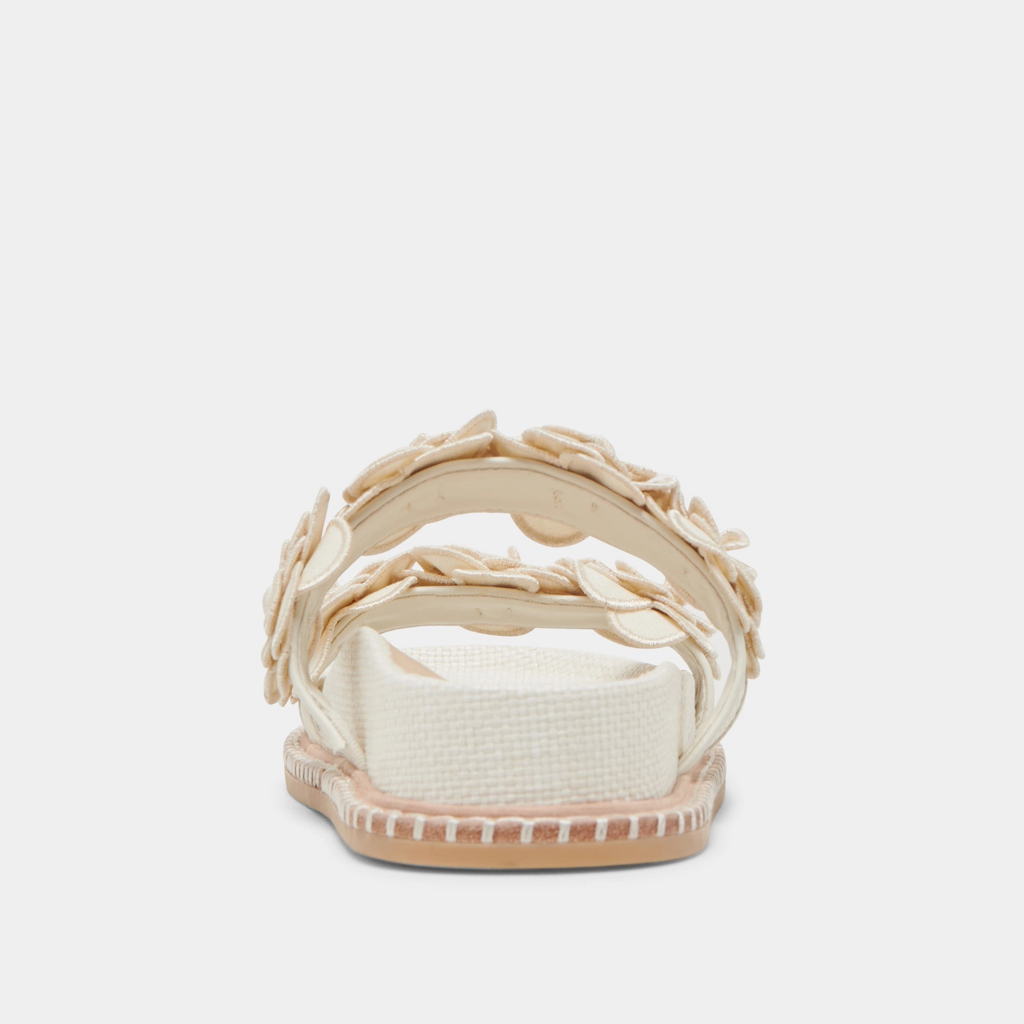 SHERLA SANDALS WHITE RAFFIA