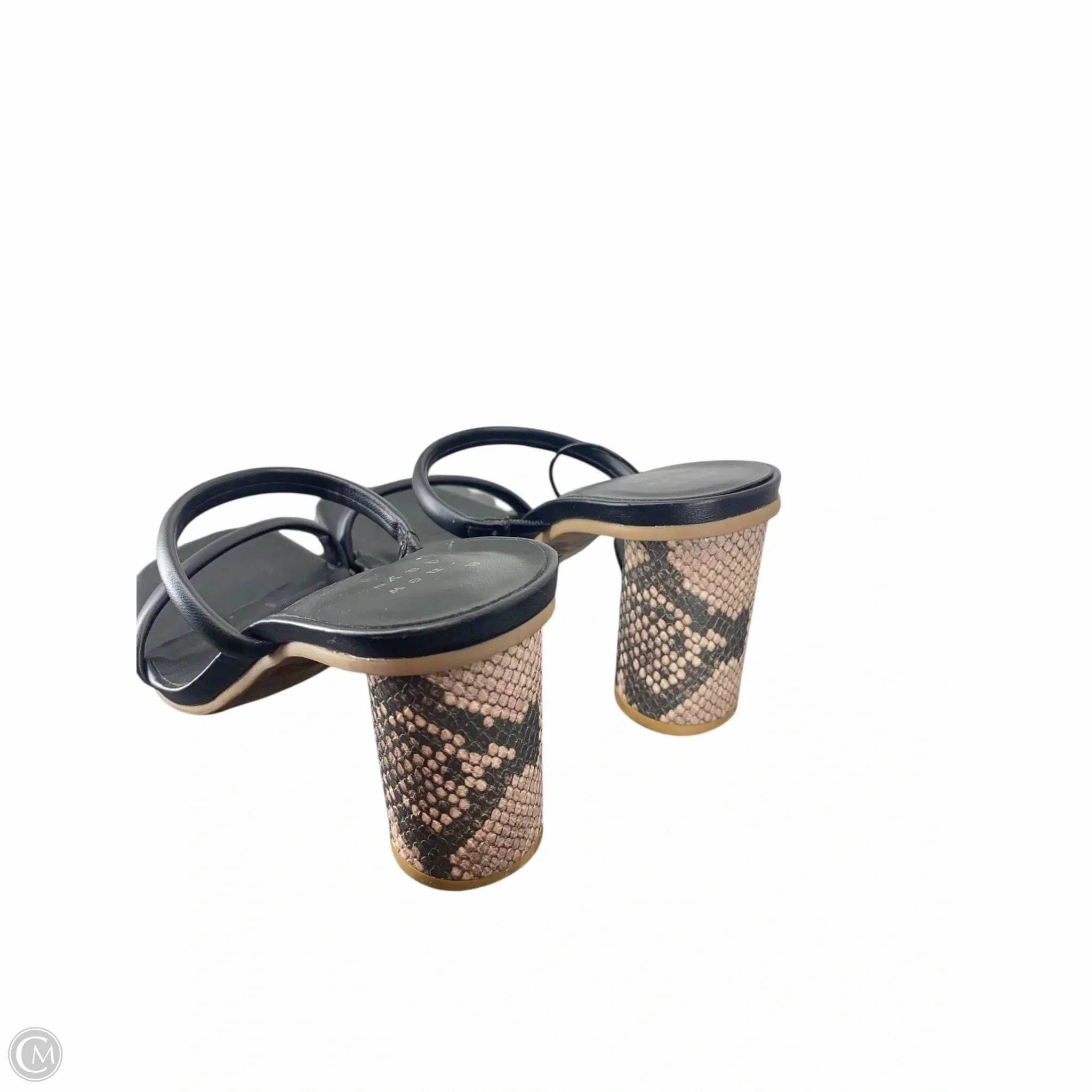 Shoes Heels Block By A New Day In Snakeskin Print, Size: 5