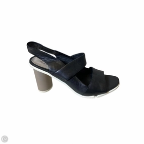Shoes Heels Block By Clarks In Black & White, Size: 9