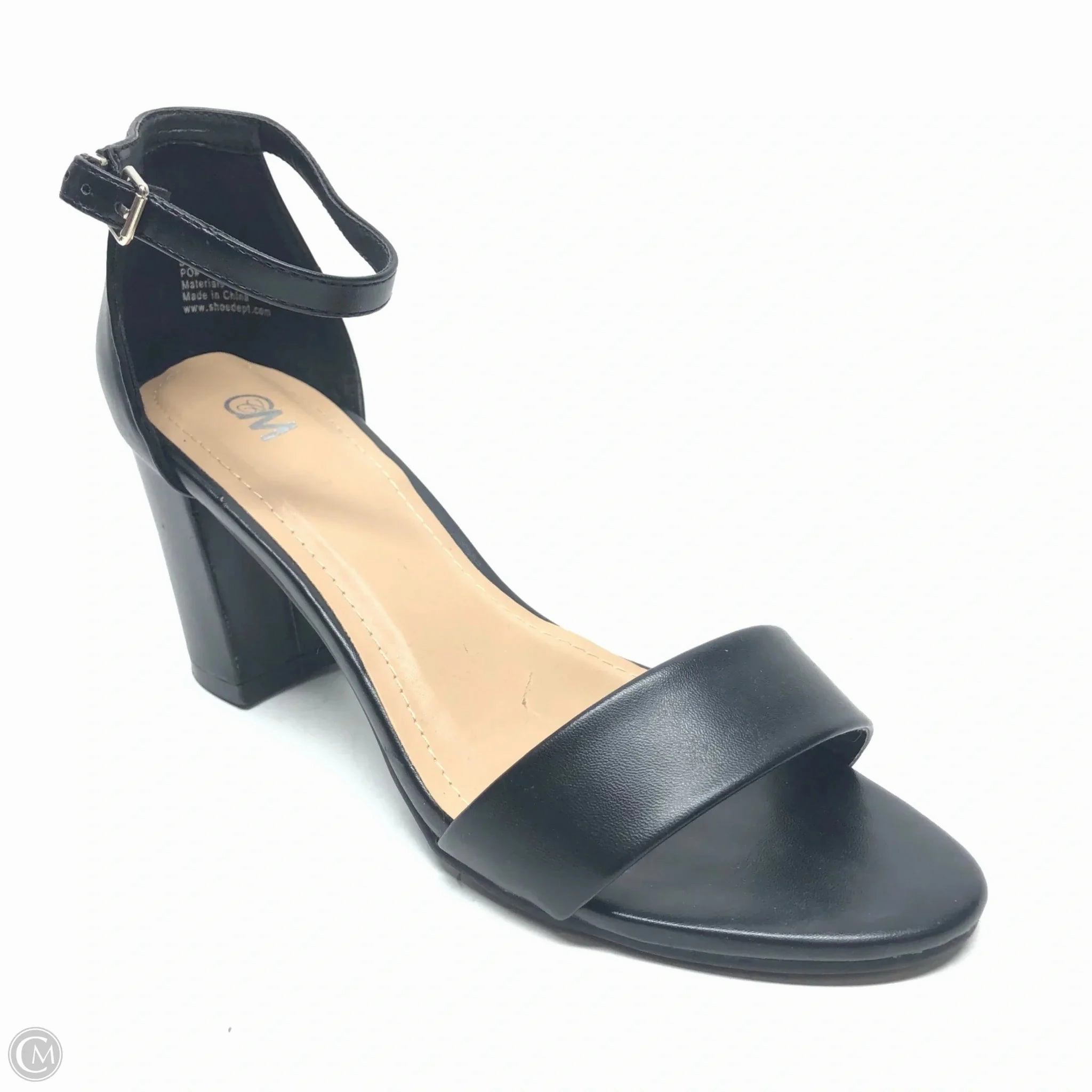 Shoes Heels Block By Clothes Mentor In Black, Size: 8.5