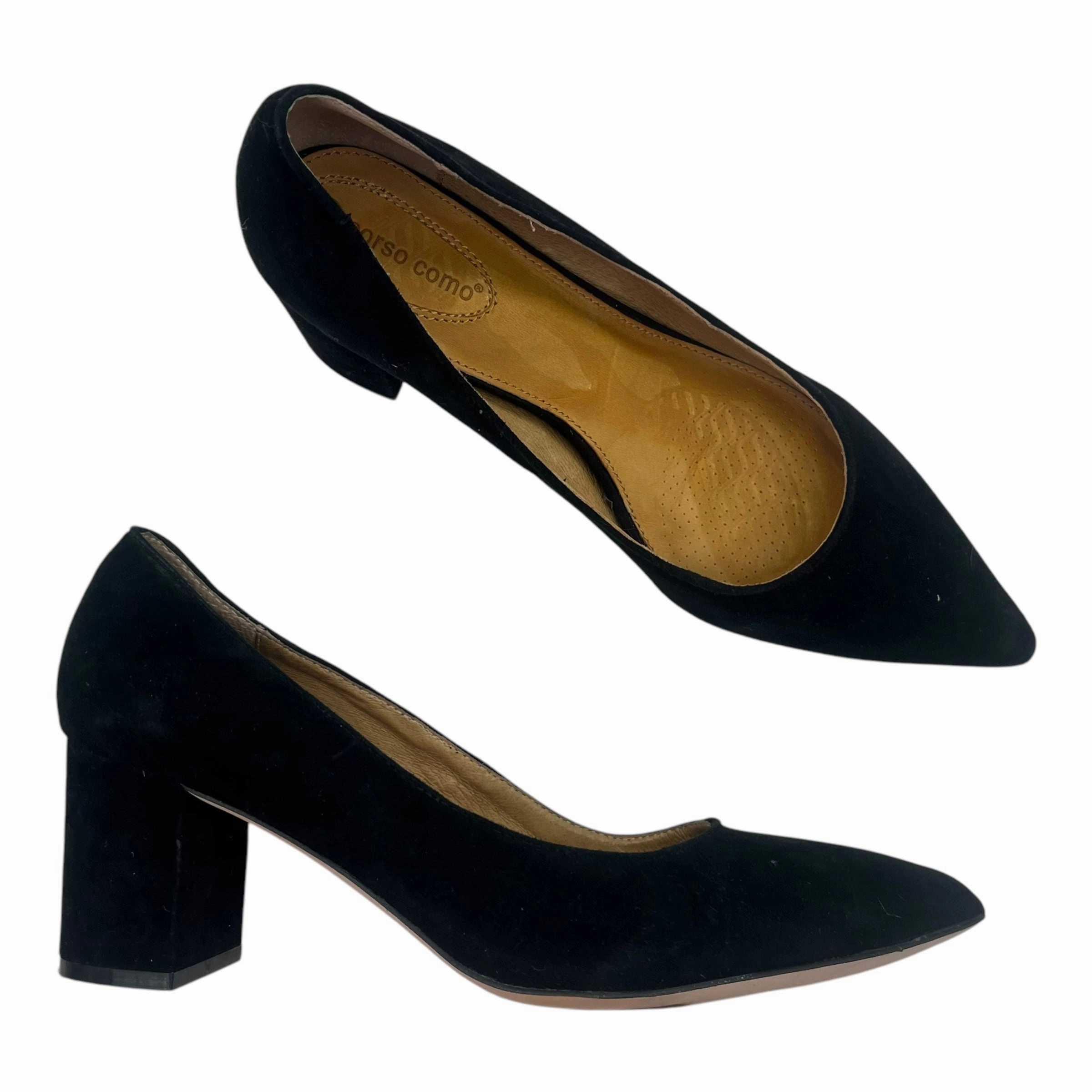 Shoes Heels Block By Corso Como In Black, Size:9.5