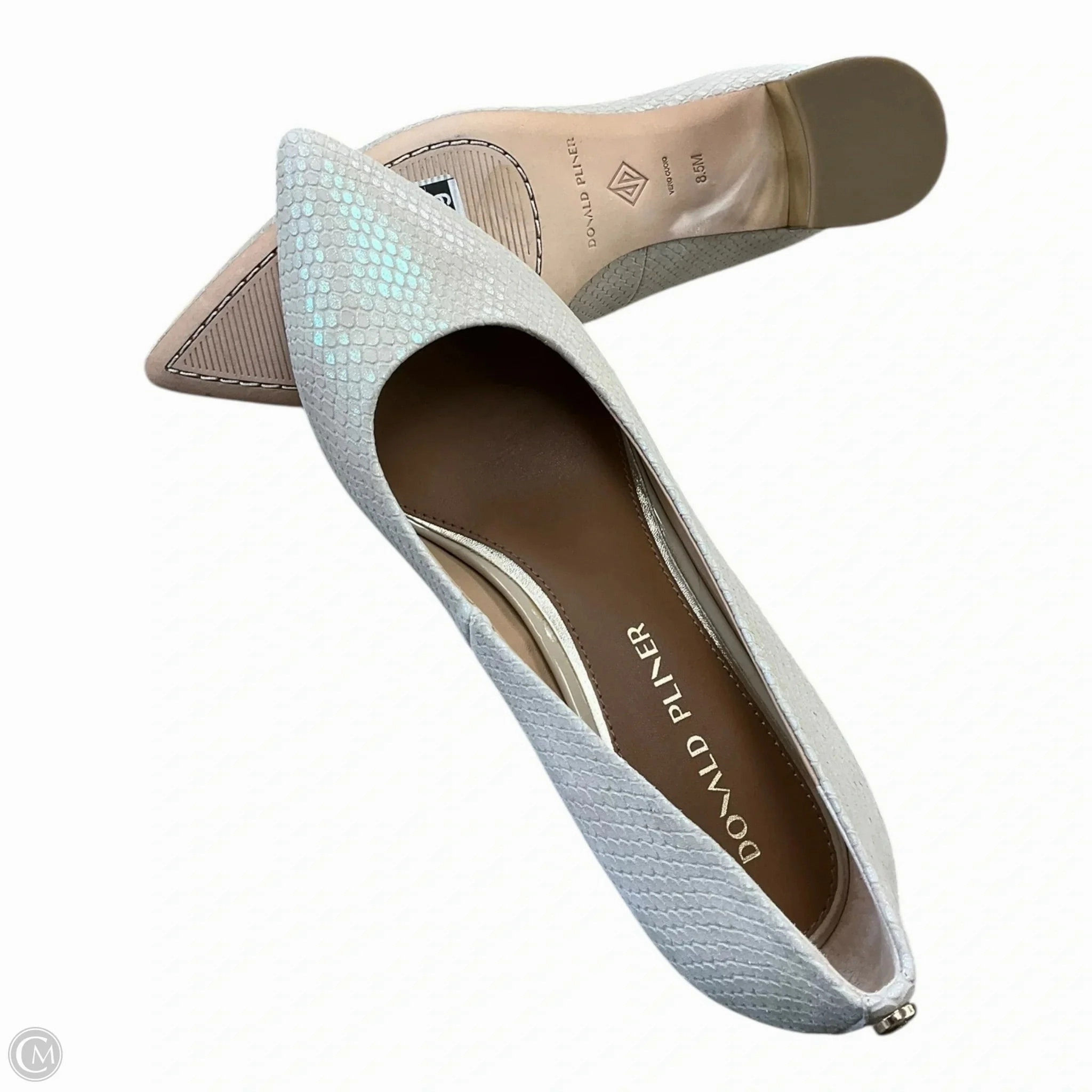 Shoes Heels Block By Donald Pliner In Tan, Size: 8.5