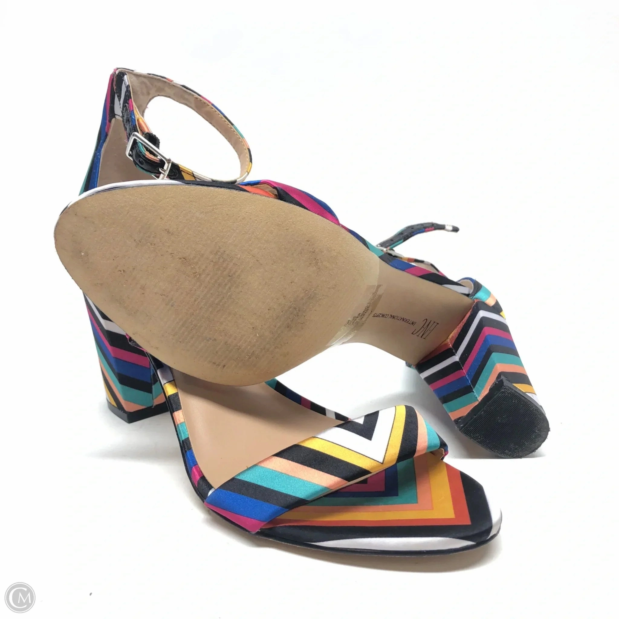 Shoes Heels Block By Inc In Multi-colored, Size: 8.5
