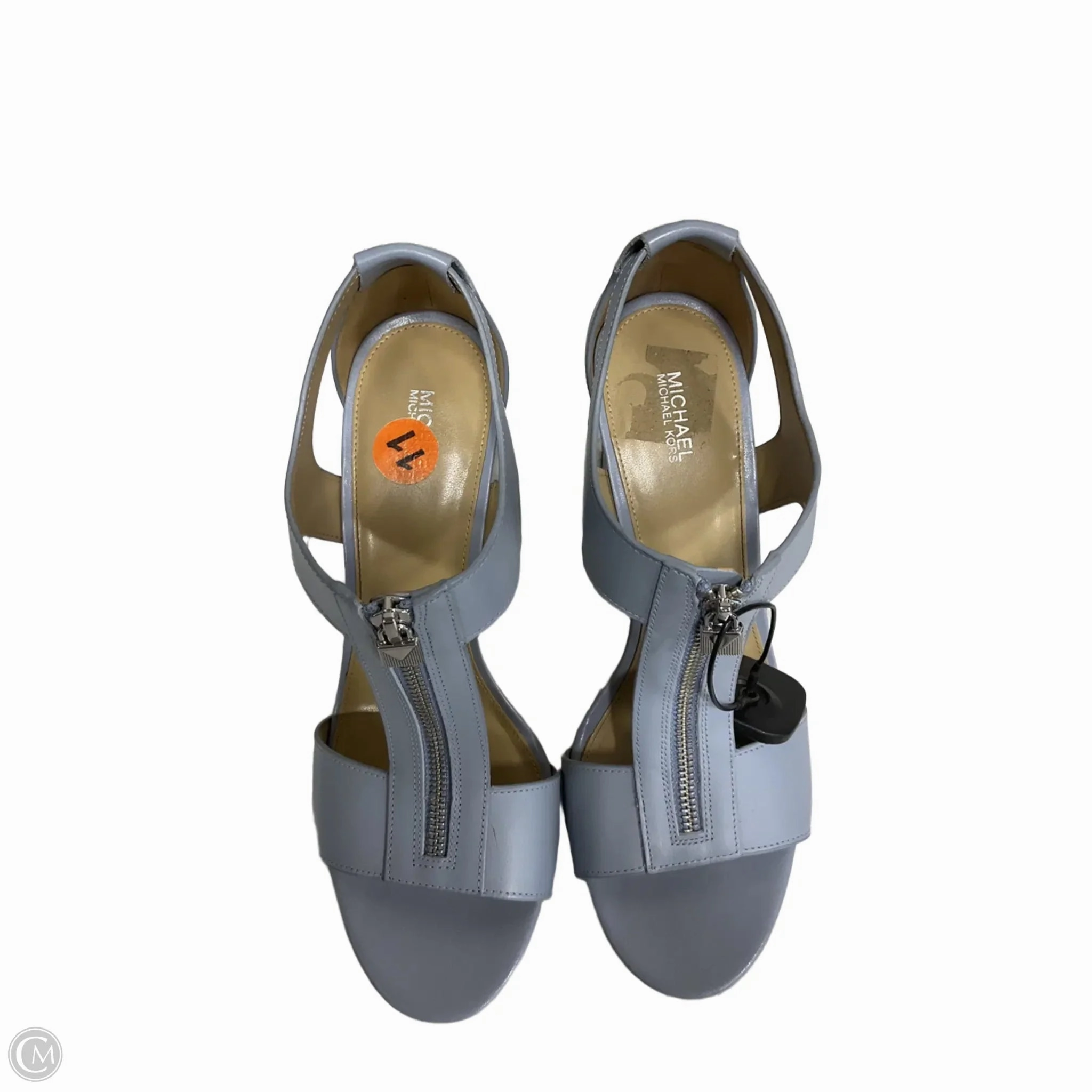 Shoes Heels Block By Michael By Michael Kors In Blue, Size: 11