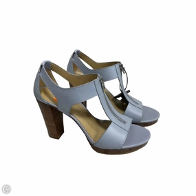 Shoes Heels Block By Michael By Michael Kors In Blue, Size: 11