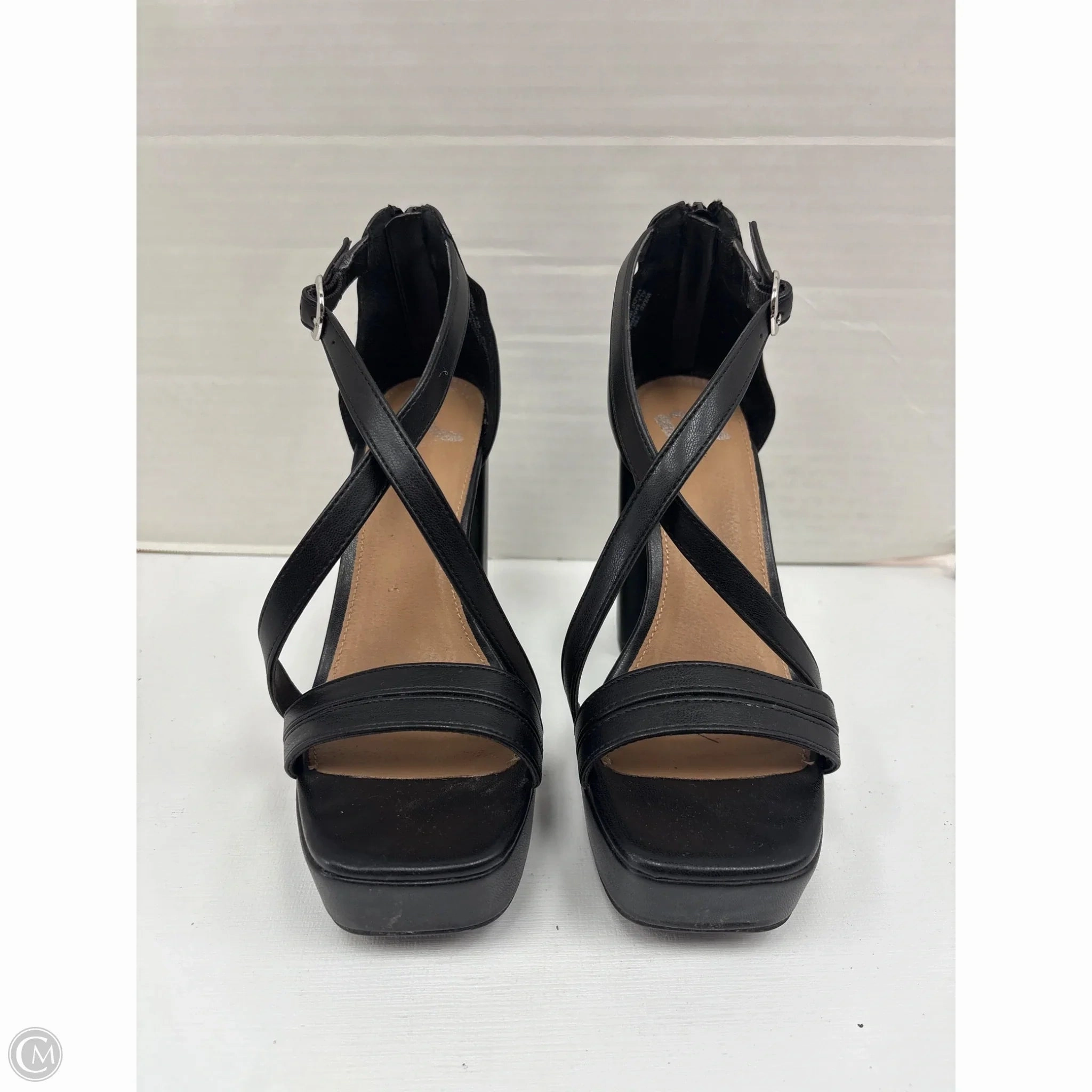 Shoes Heels Block By Report In Black, Size: 7