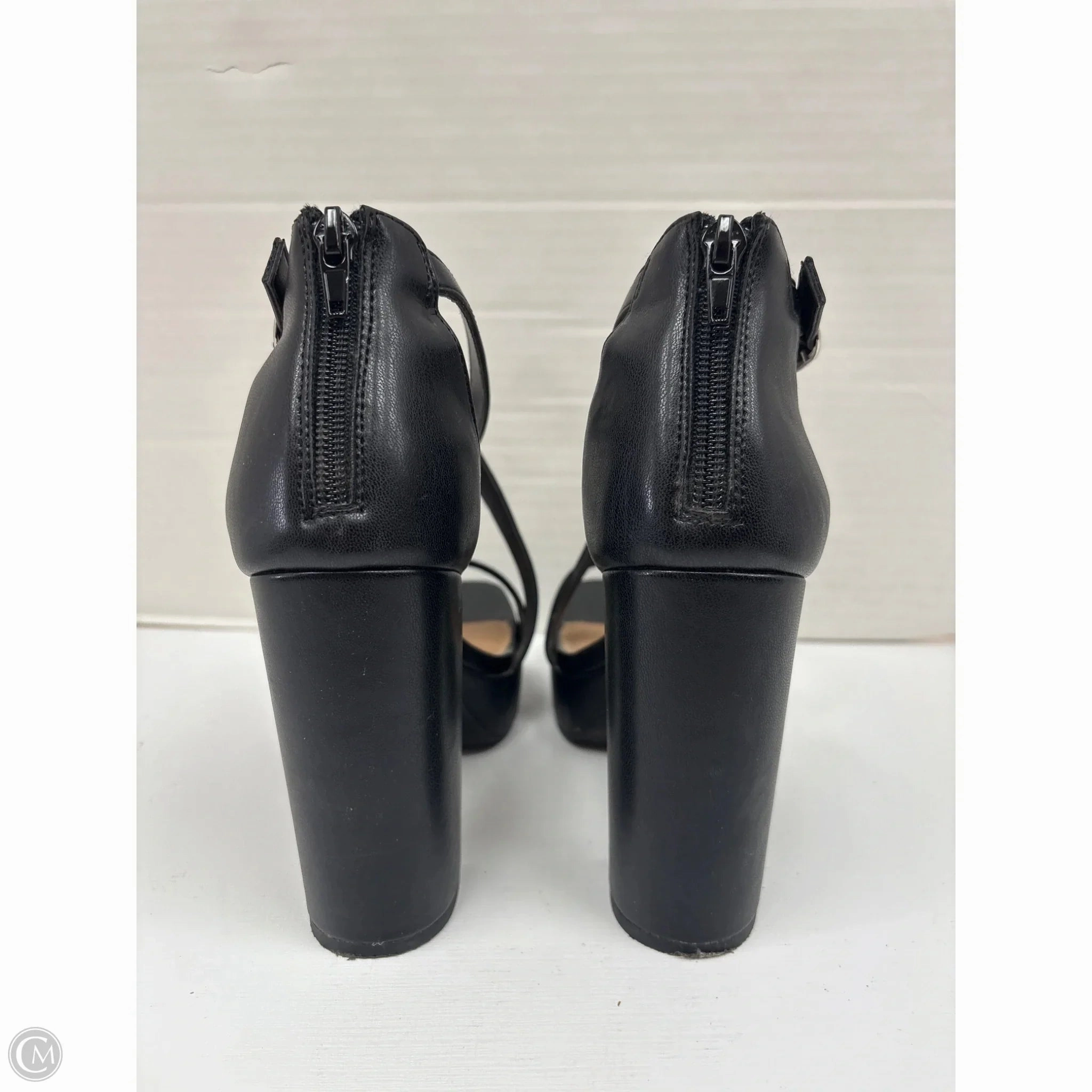 Shoes Heels Block By Report In Black, Size: 7