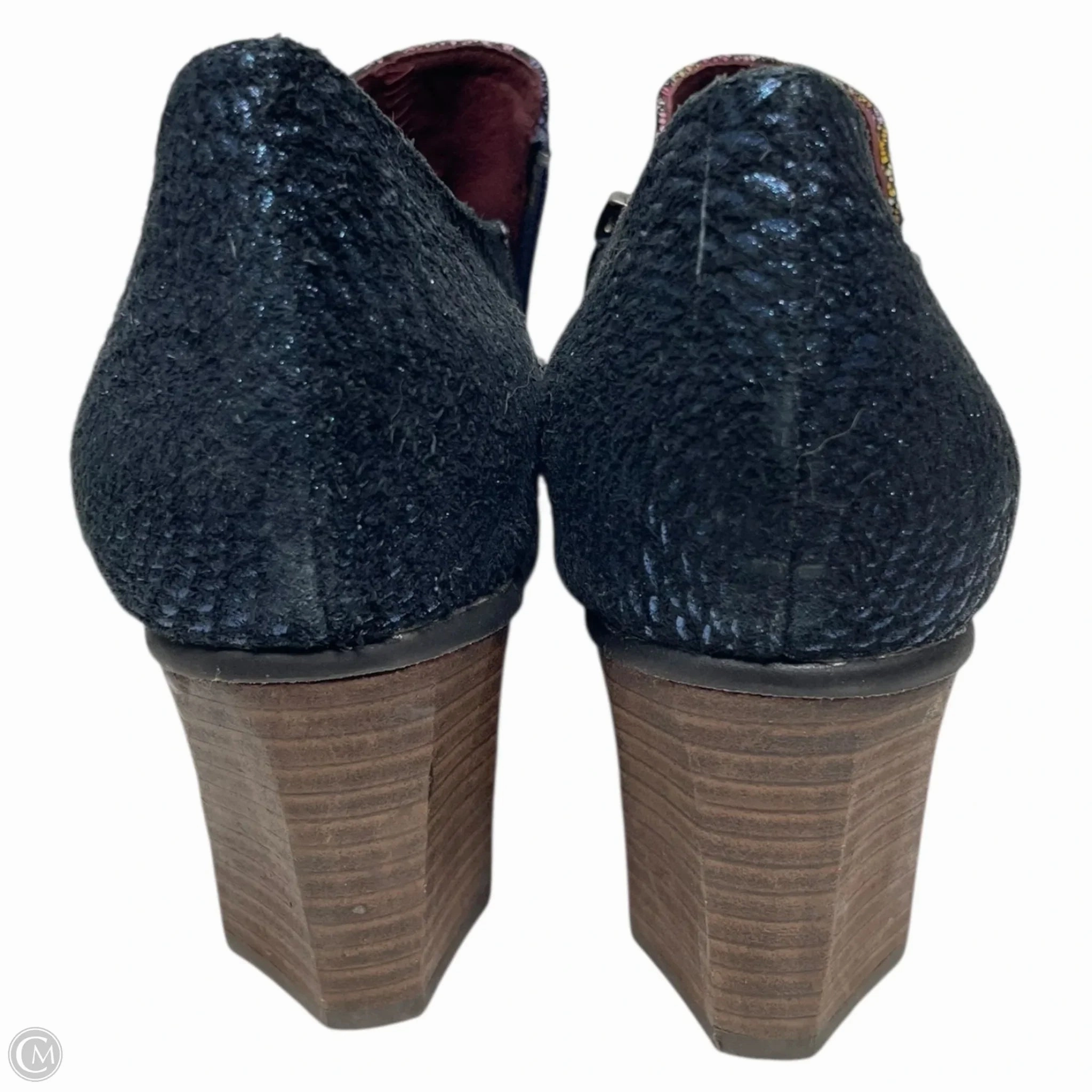 Shoes Heels Block By Spring Step In Navy, Size: 10