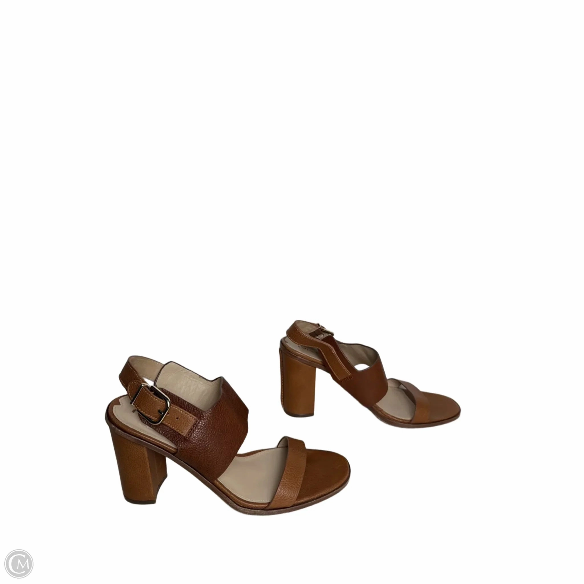 Shoes Heels Block By Via Spiga In Tan, Size: 9.5