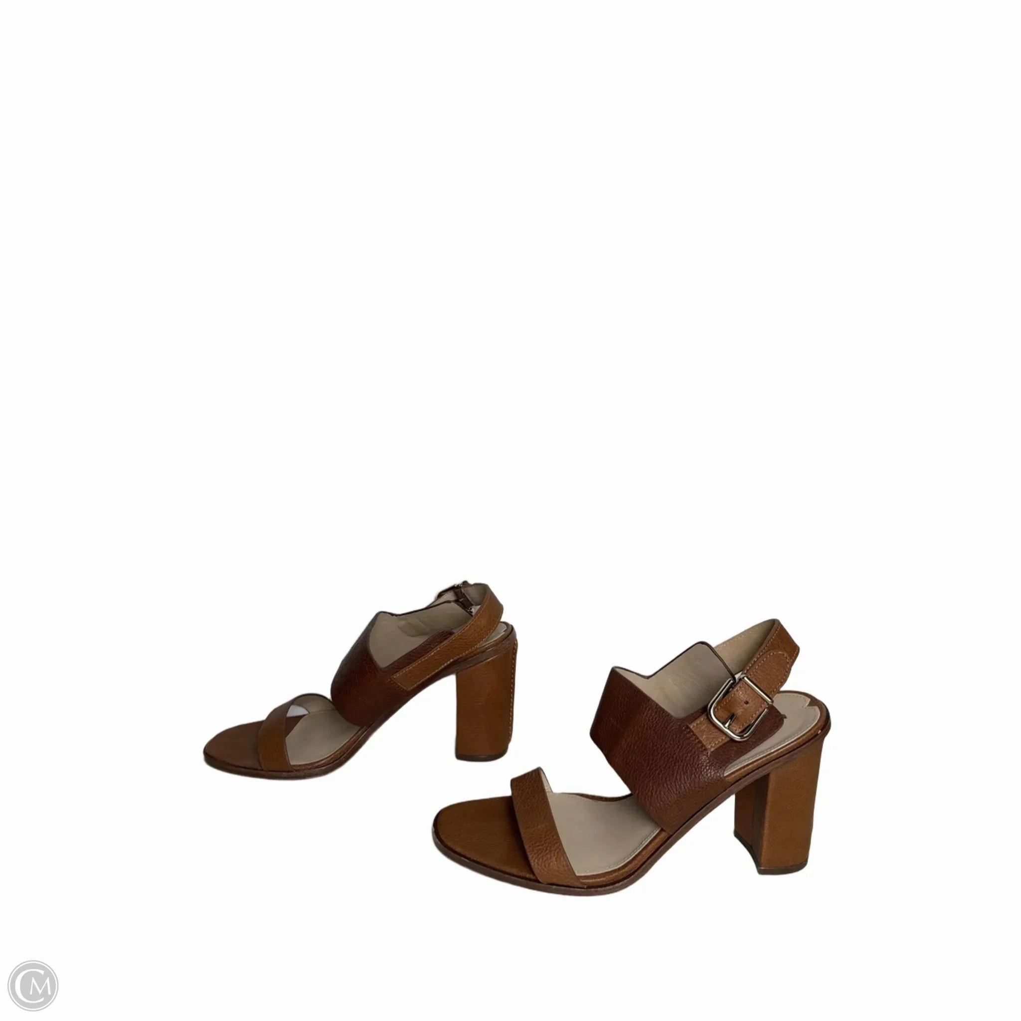 Shoes Heels Block By Via Spiga In Tan, Size: 9.5