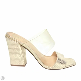 Shoes Heels Block By Vince Camuto In Gold, Size: 7