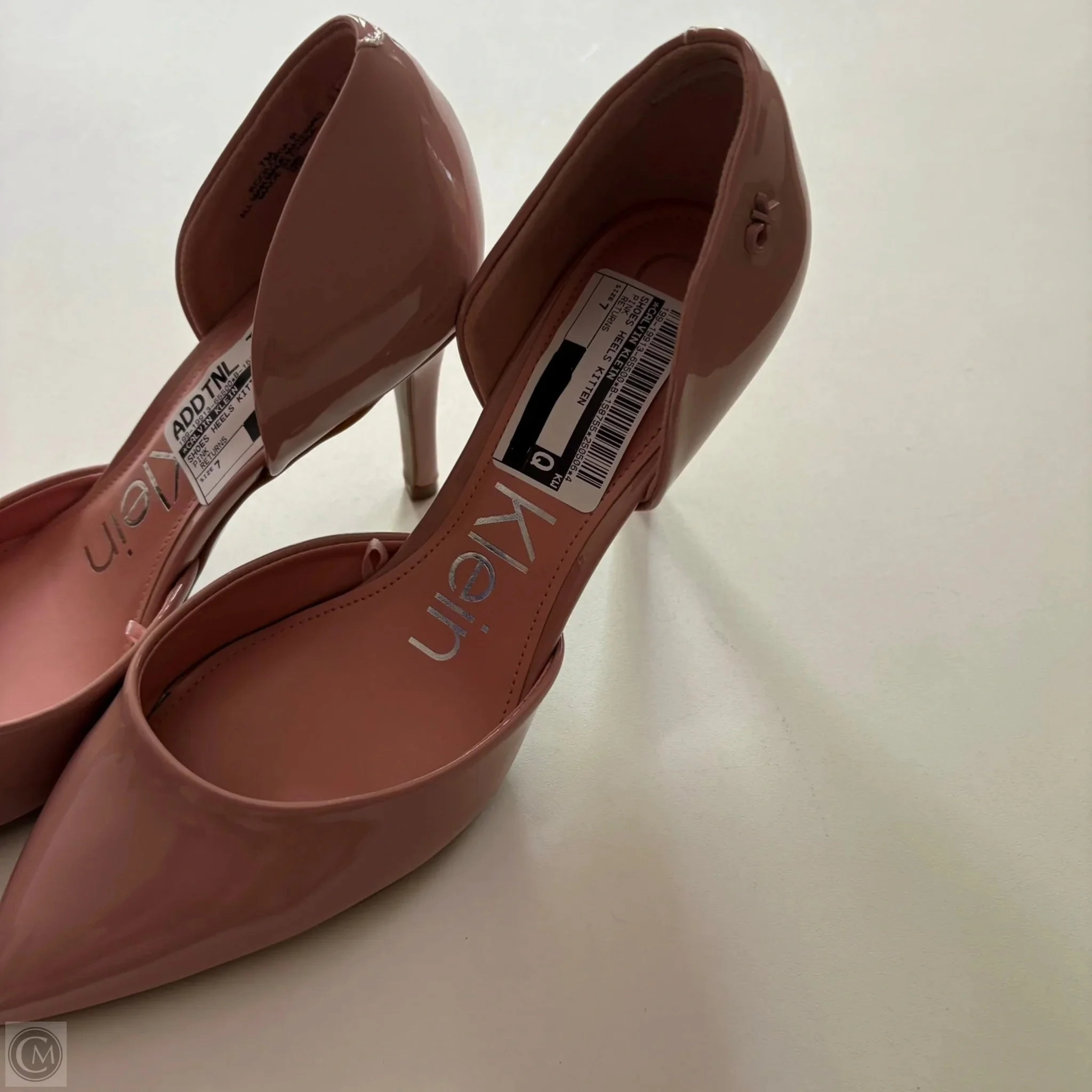 Shoes Heels Kitten By Calvin Klein In Pink, Size: 7