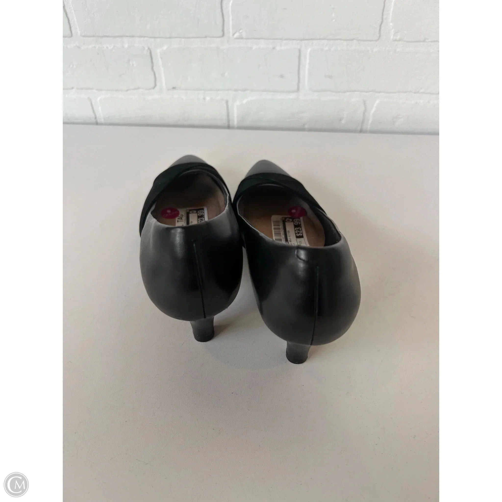 Shoes Heels Kitten By Clarks In Black, Size: 9.5