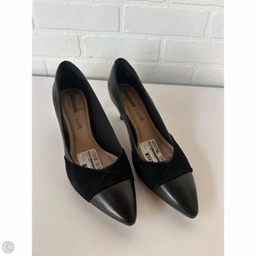 Shoes Heels Kitten By Clarks In Black, Size: 9.5