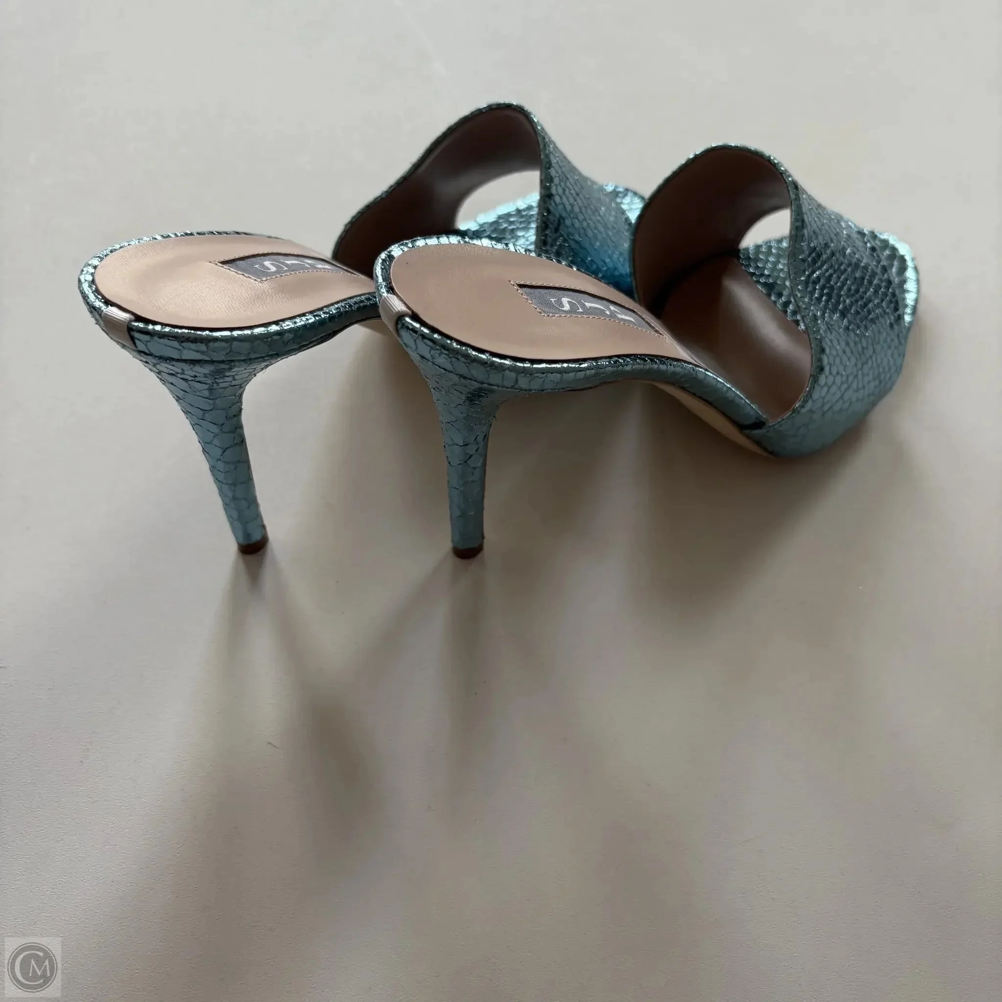Shoes Heels Kitten By Cma In Blue, Size: 9.5