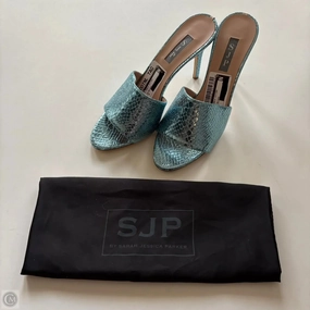Shoes Heels Kitten By Cma In Blue, Size: 9.5