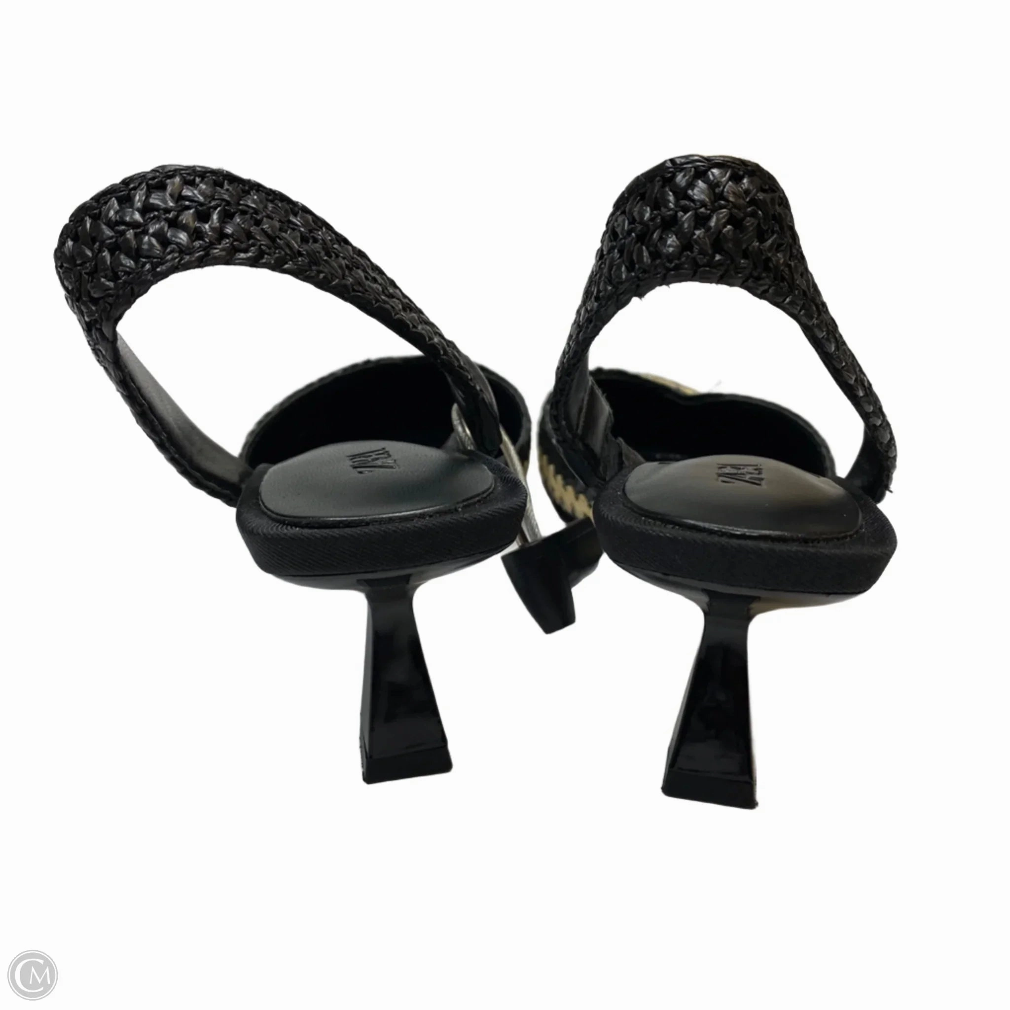 Shoes Heels Kitten By Zara In Black & Cream, Size: 6